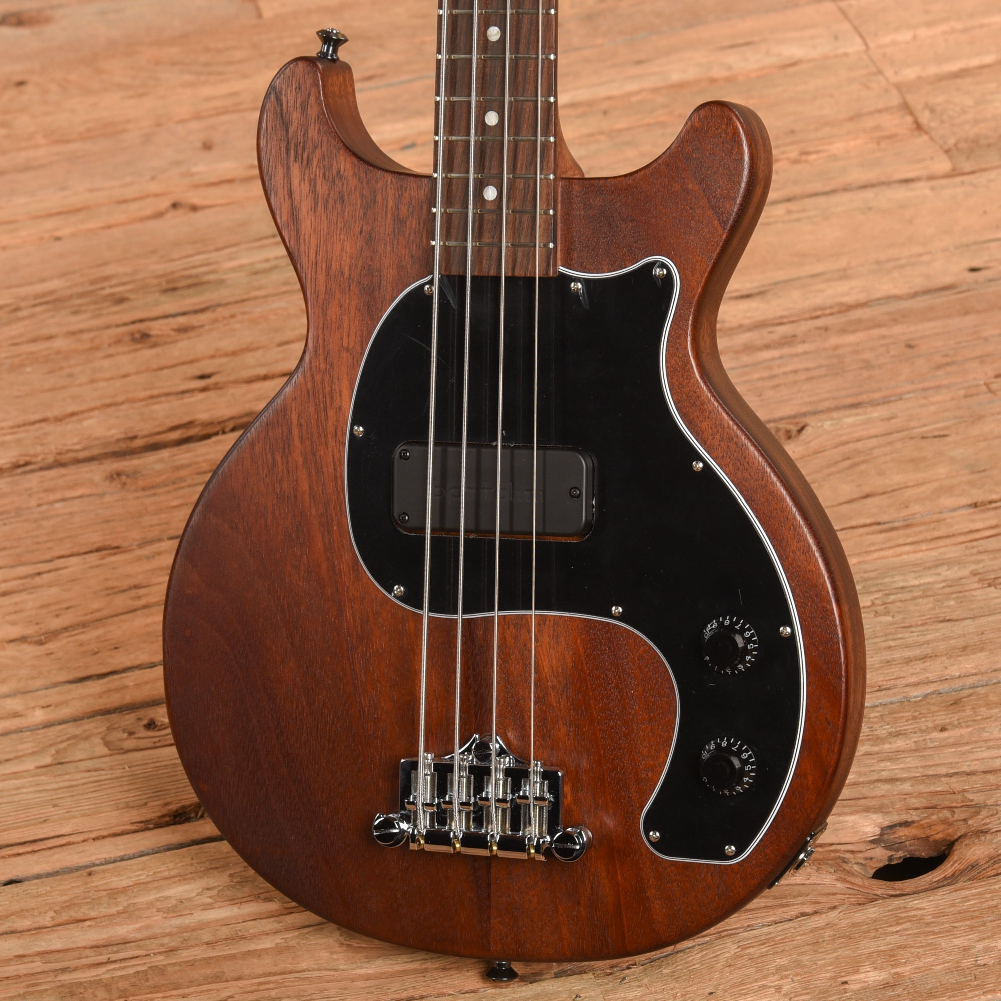 Gibson Les Paul Junior Tribute DC Bass Worn Brown 2022 Bass Guitars / 4-String