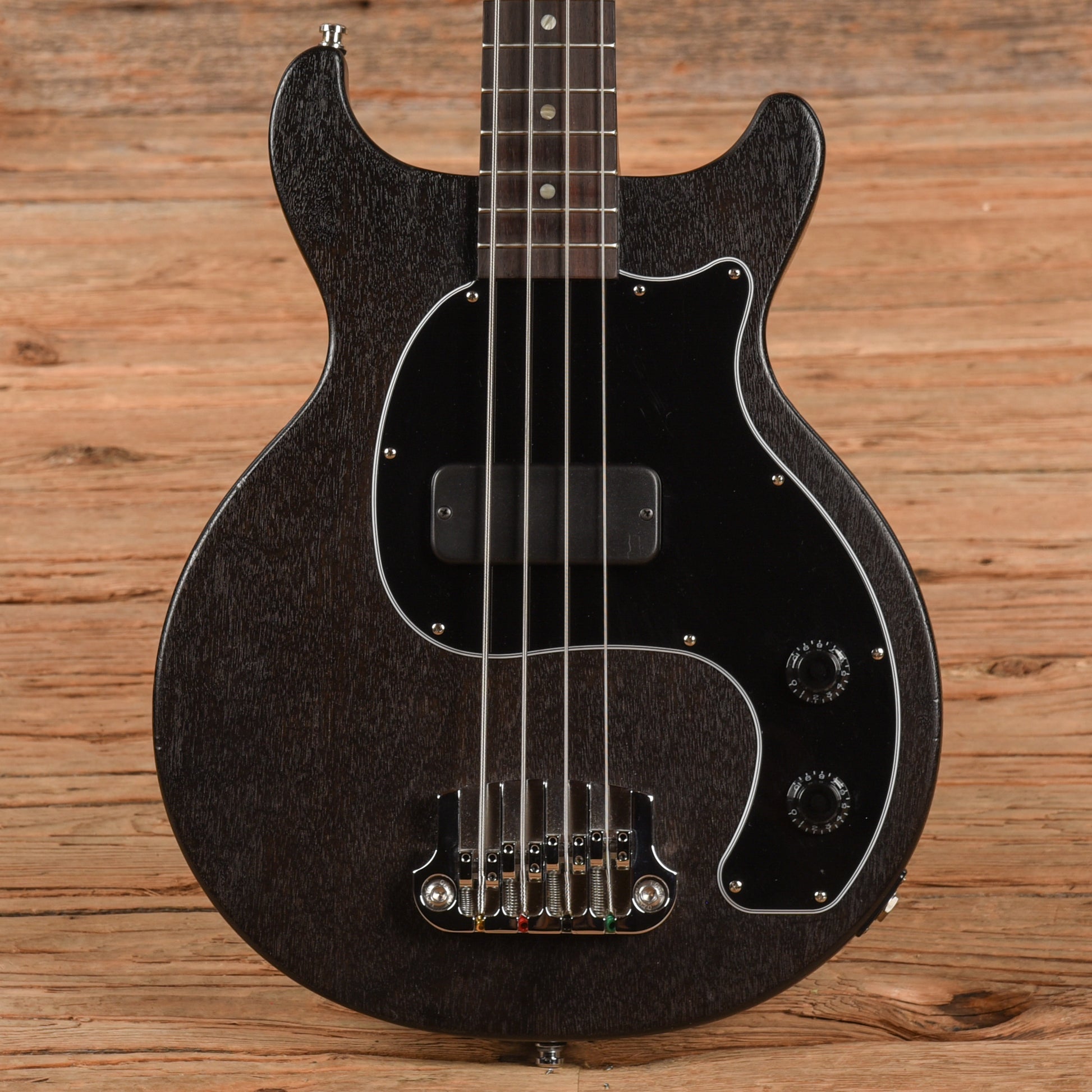 Gibson Les Paul Junior Tribute DC Bass Worn Ebony 2019 Bass Guitars / 4-String