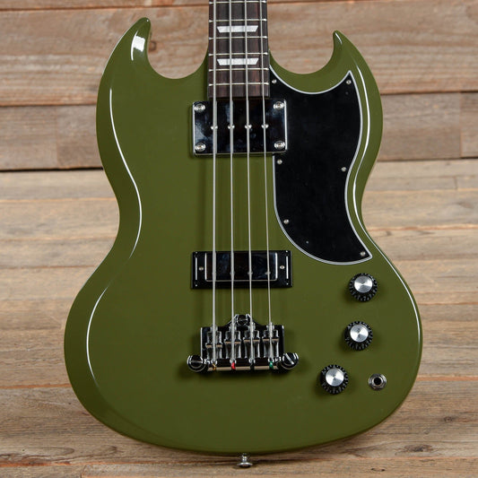 Gibson Modern SG Standard Bass Olive Drab w/Tortoise Pickguard Bass Guitars / 4-String