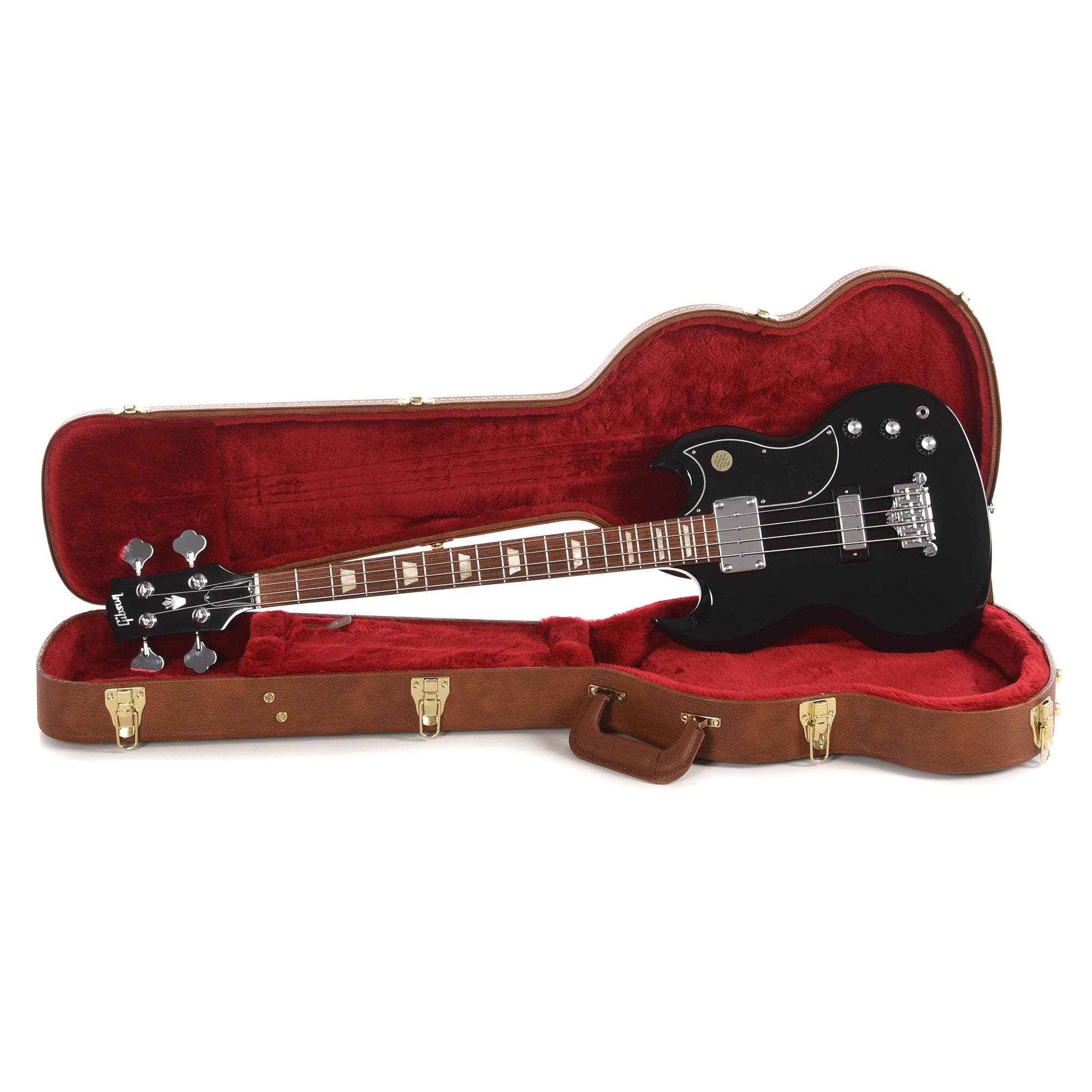 ベース Gibson USA SG Standard BASS Ebony Gibson Original SG Standard Bass Ebony – Chicago Music Exchange