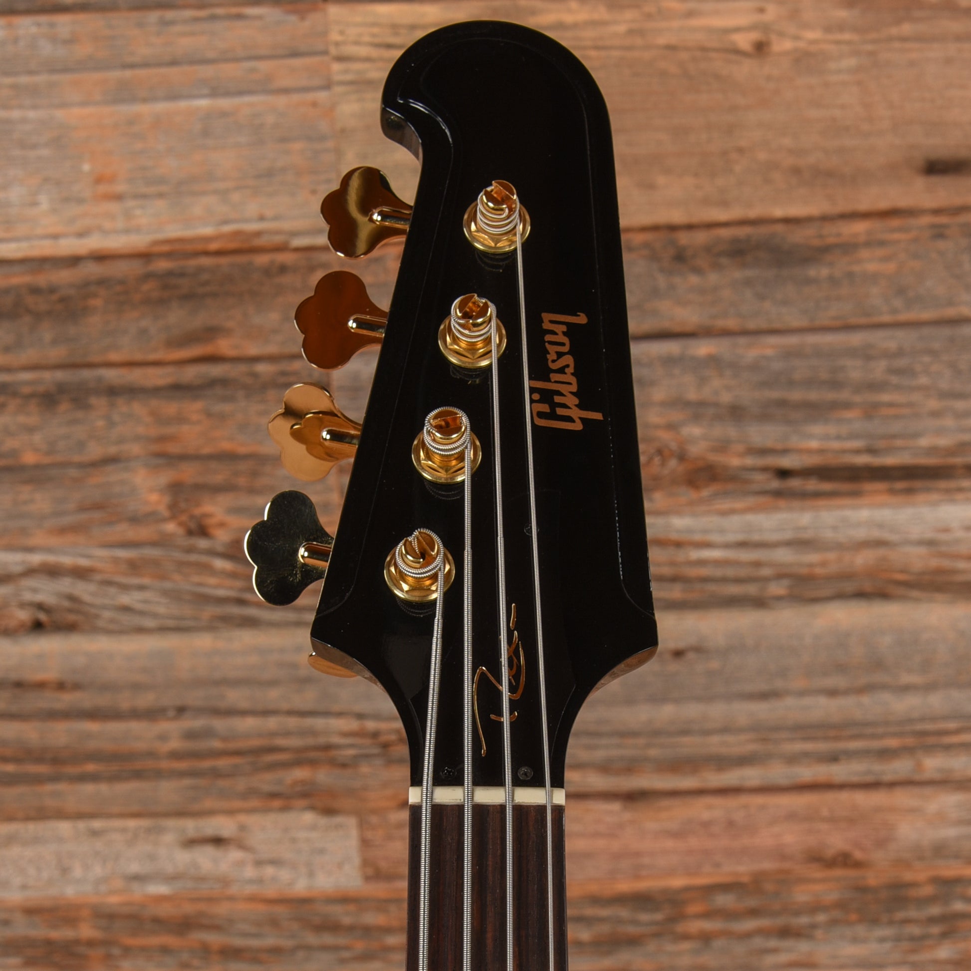Gibson Rex Brown Signature Thunderbird Ebony 2023 Bass Guitars / 4-String