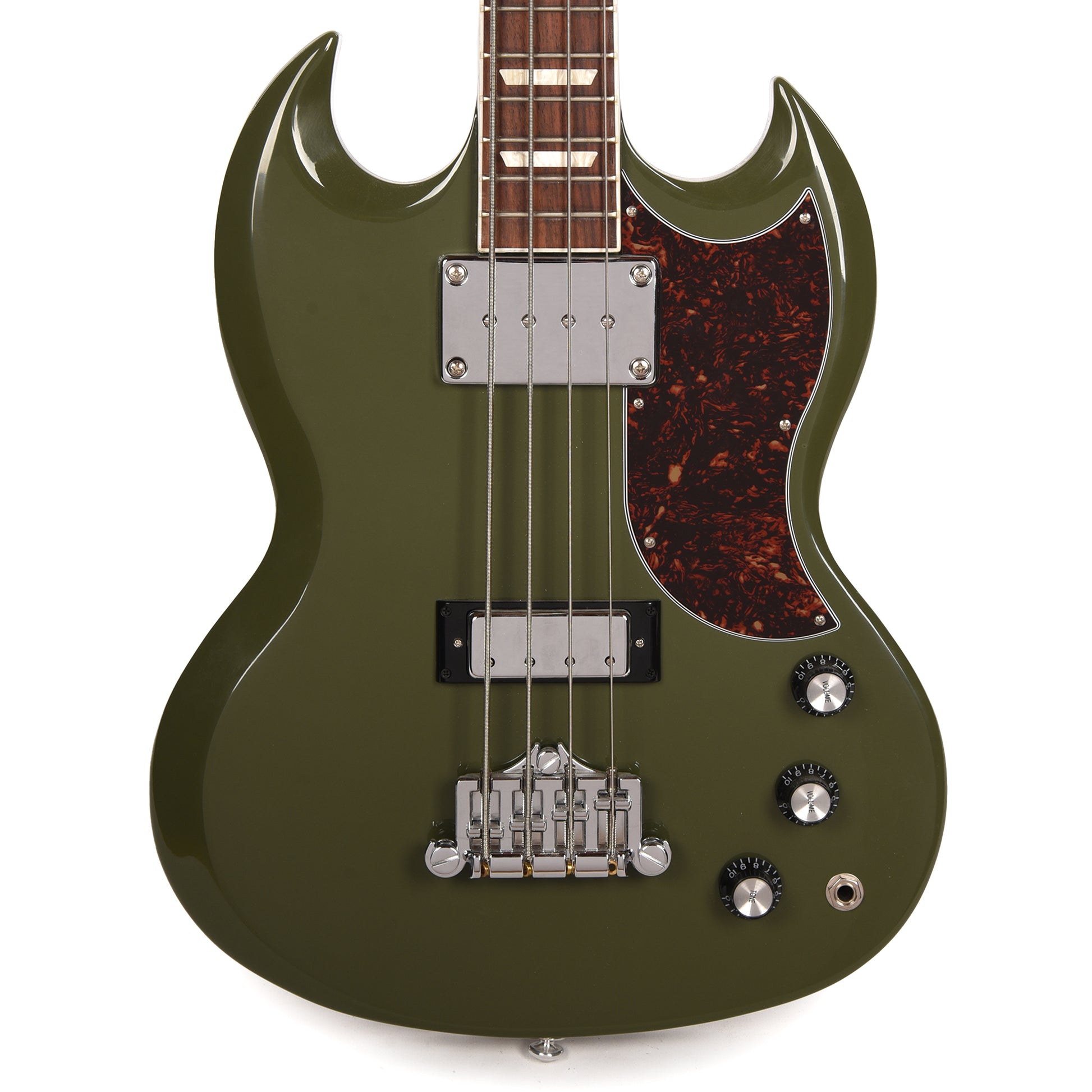 Gibson USA SG Standard Bass Olive Drab w/Tortoise Pickguard Bass Guitars / 4-String