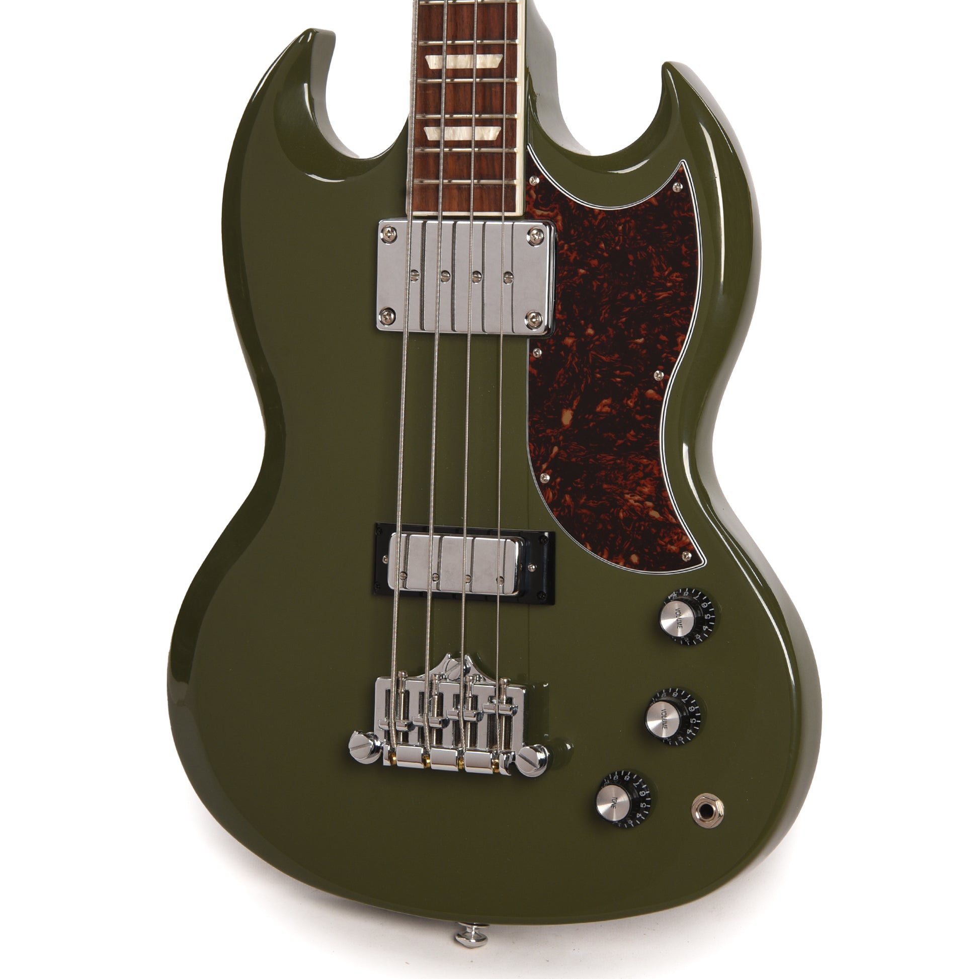 Gibson USA SG Standard Bass Olive Drab w/Tortoise Pickguard Bass Guitars / 4-String