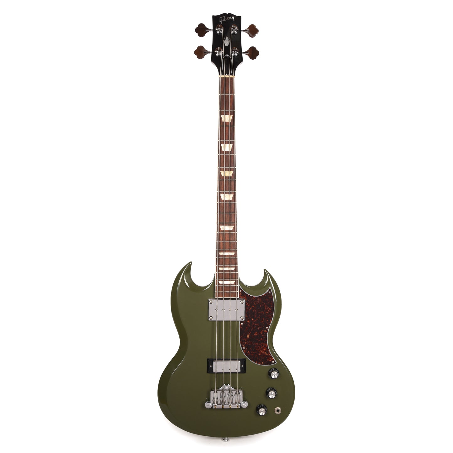 Gibson USA SG Standard Bass Olive Drab w/Tortoise Pickguard Bass Guitars / 4-String