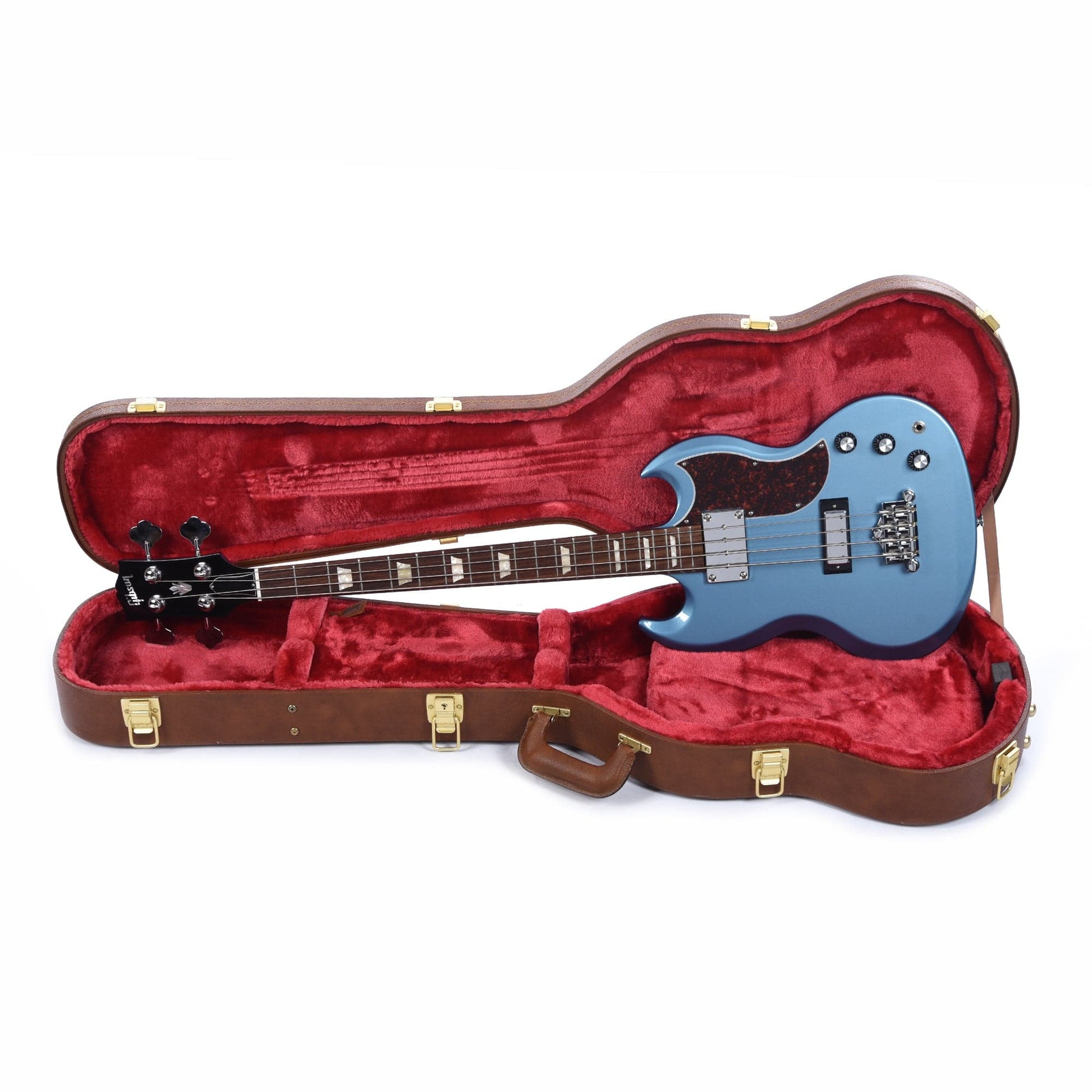 Gibson USA SG Standard Bass Pelham Blue w/Tortoise Pickguard Bass Guitars / 4-String