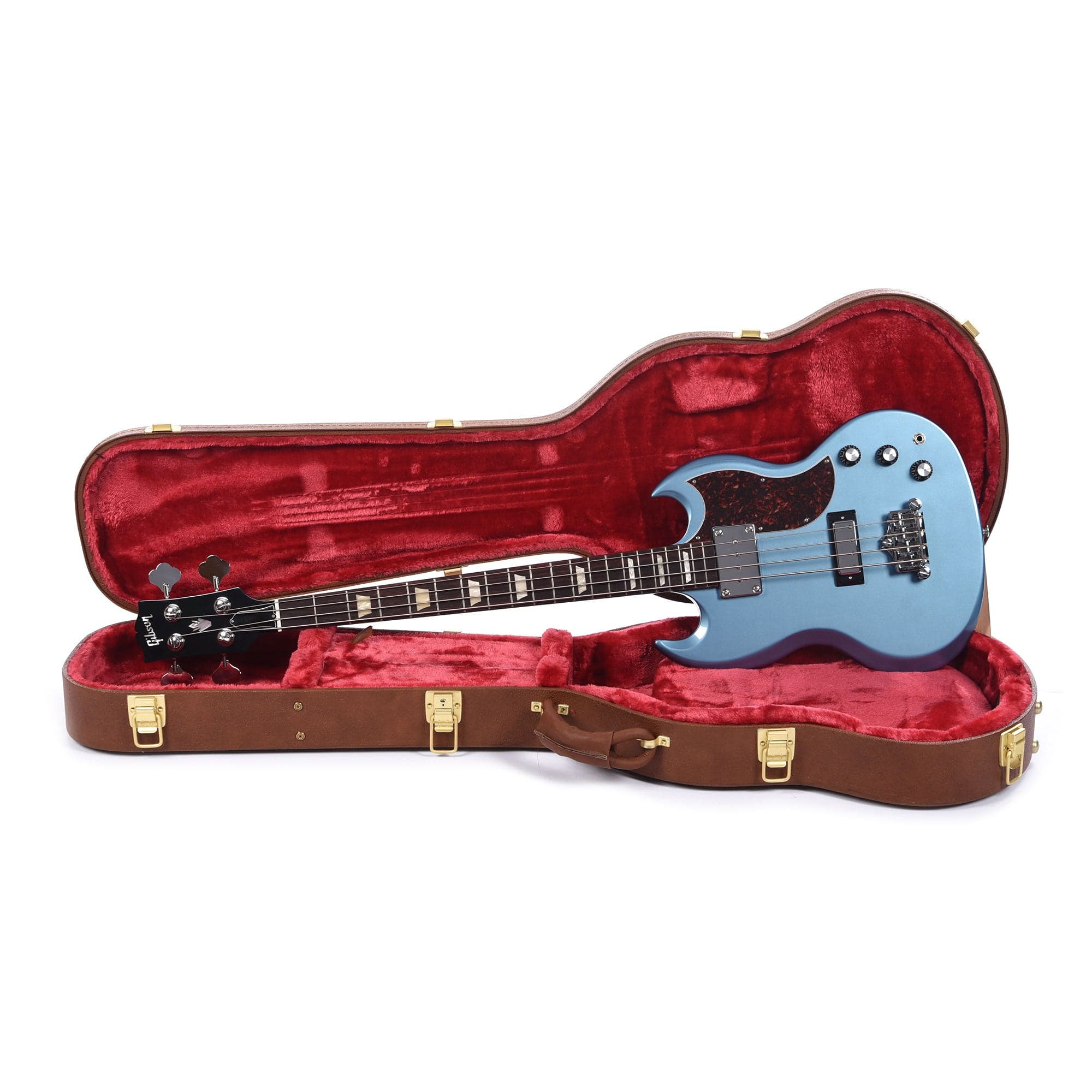Gibson USA SG Standard Bass Pelham Blue w/Tortoise Pickguard Bass Guitars / 4-String
