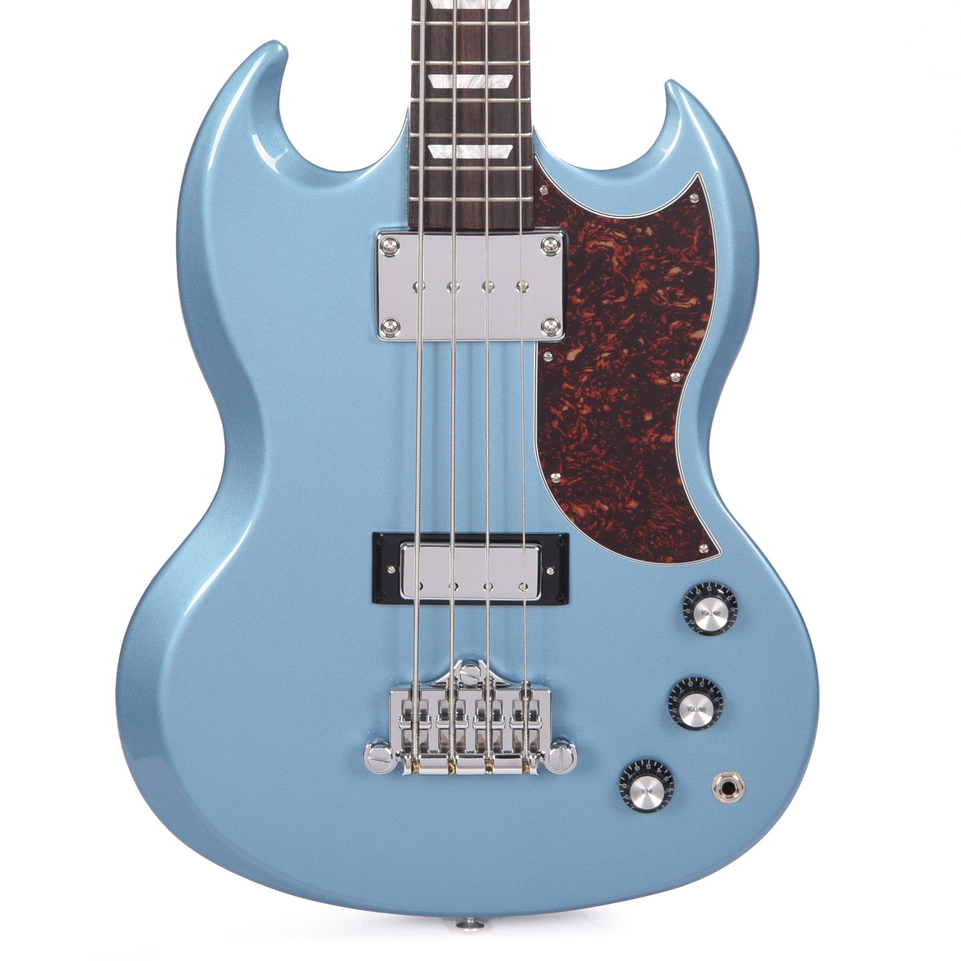 Gibson USA SG Standard Bass Pelham Blue w/Tortoise Pickguard Bass Guitars / 4-String