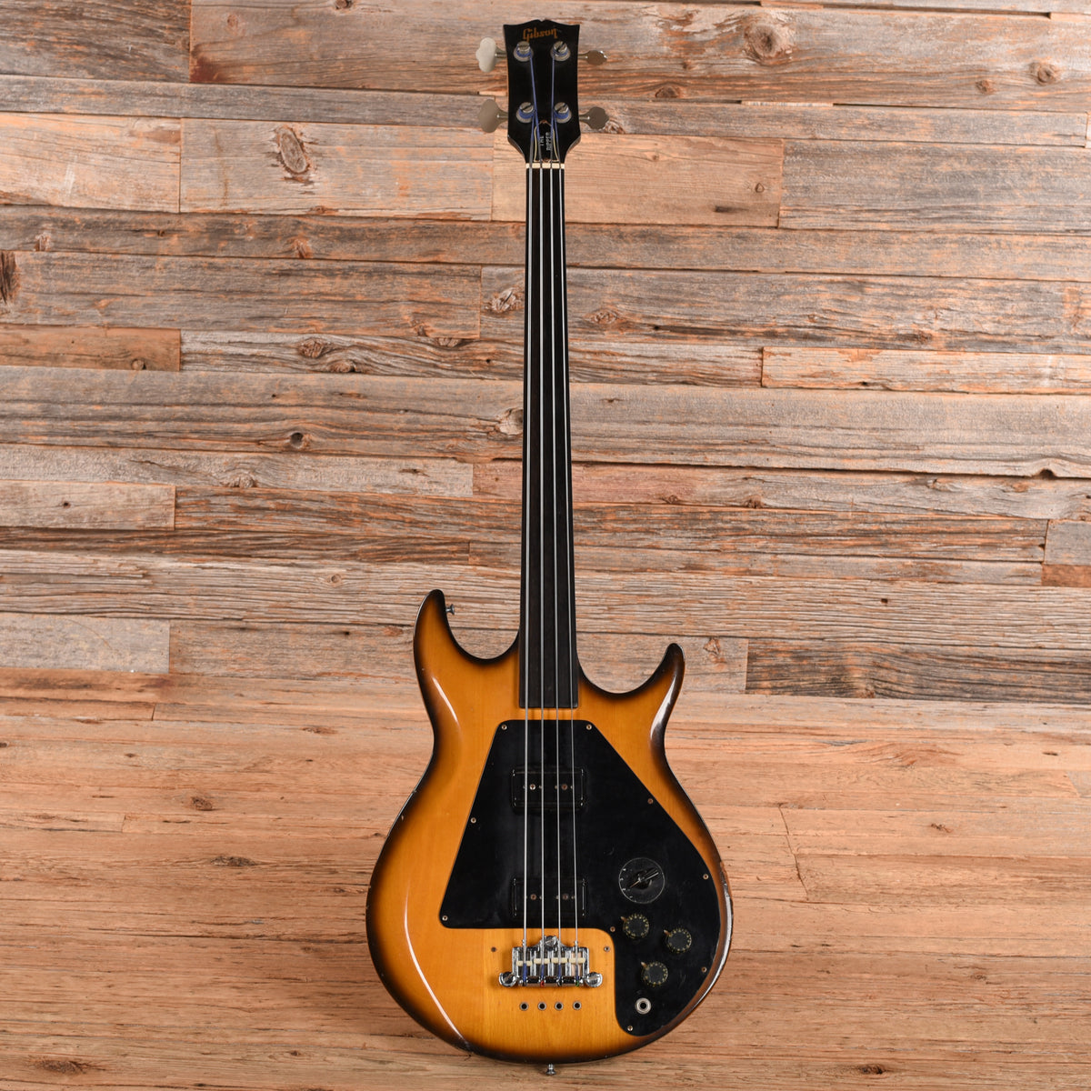 Gibson L-9S The Ripper Fretless Sunburst 1976 Bass Guitars