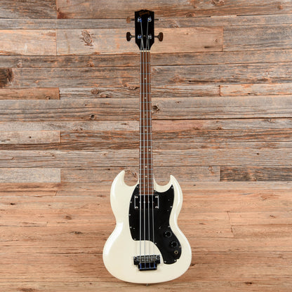 Gibson Melody Maker Bass White Refin 1966 Bass Guitars