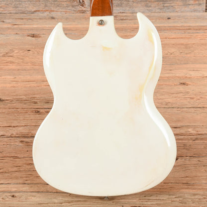 Gibson Melody Maker Bass White Refin 1966 Bass Guitars