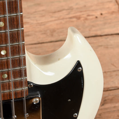 Gibson Melody Maker Bass White Refin 1966 Bass Guitars