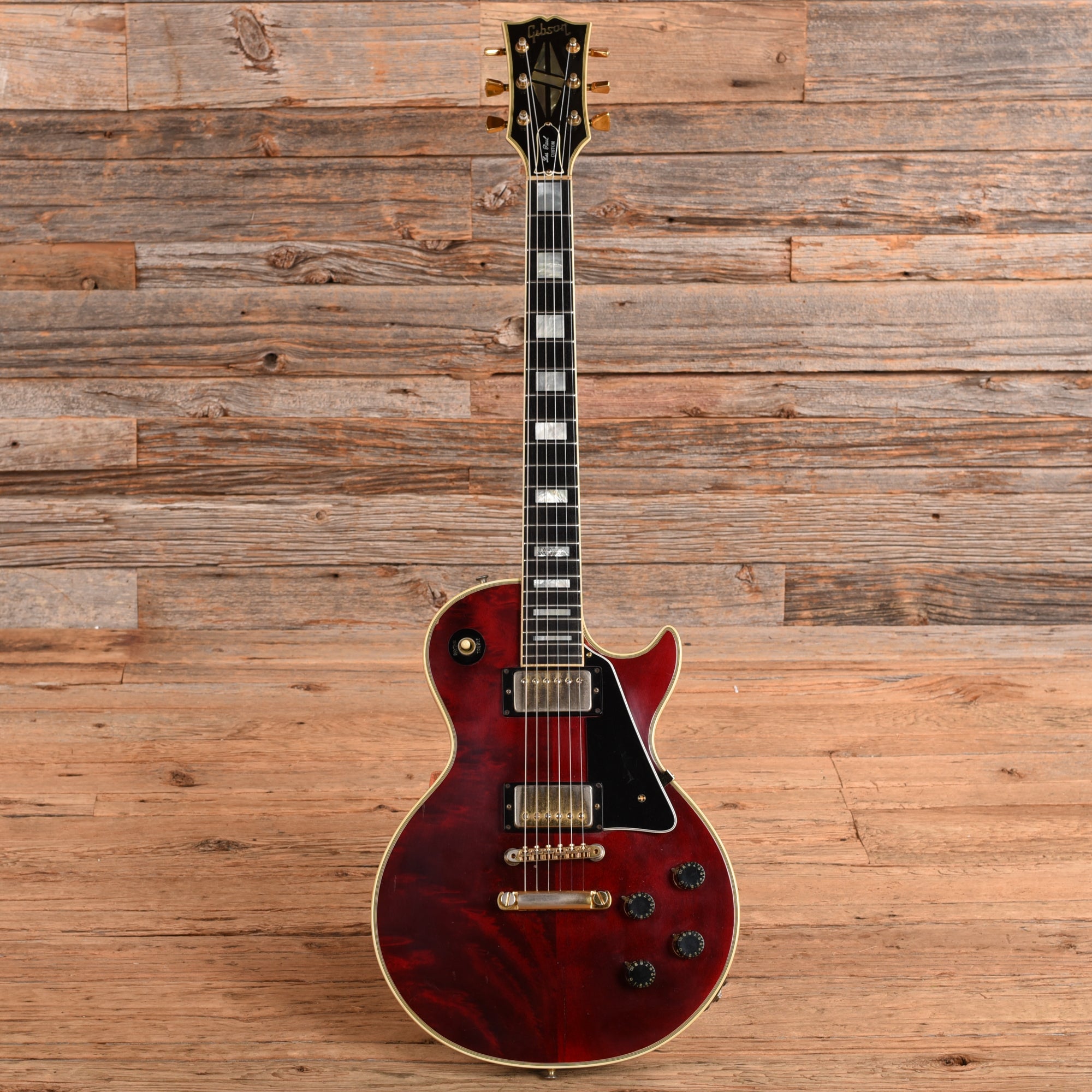 Gibson 20th Anniversary Les Paul Custom Wine Red 1974 Electric Guitars