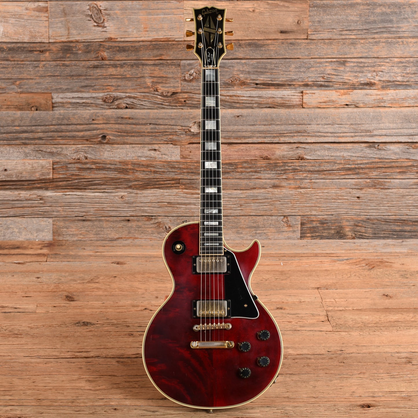 Gibson 20th Anniversary Les Paul Custom Wine Red 1974 Electric Guitars