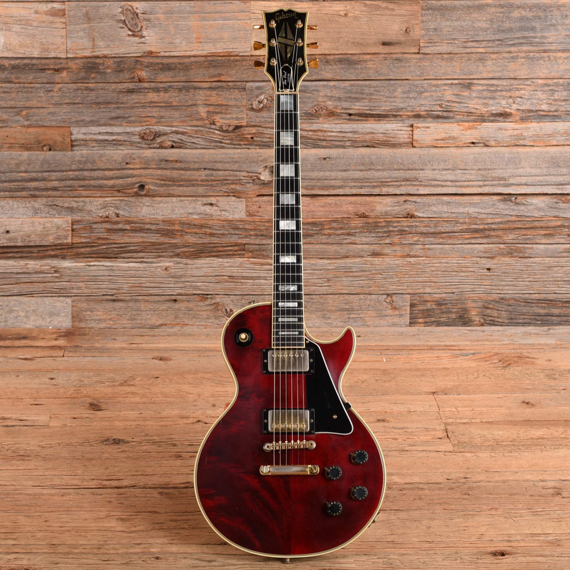 Gibson 20th Anniversary Les Paul Custom Wine Red 1974 Electric Guitars
