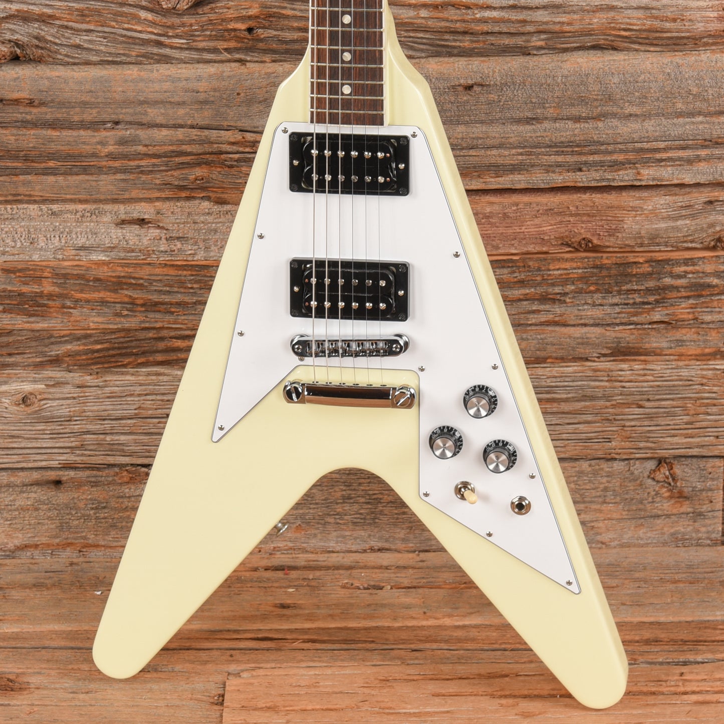Gibson '70s Flying V Alpine White 2023 Electric Guitars
