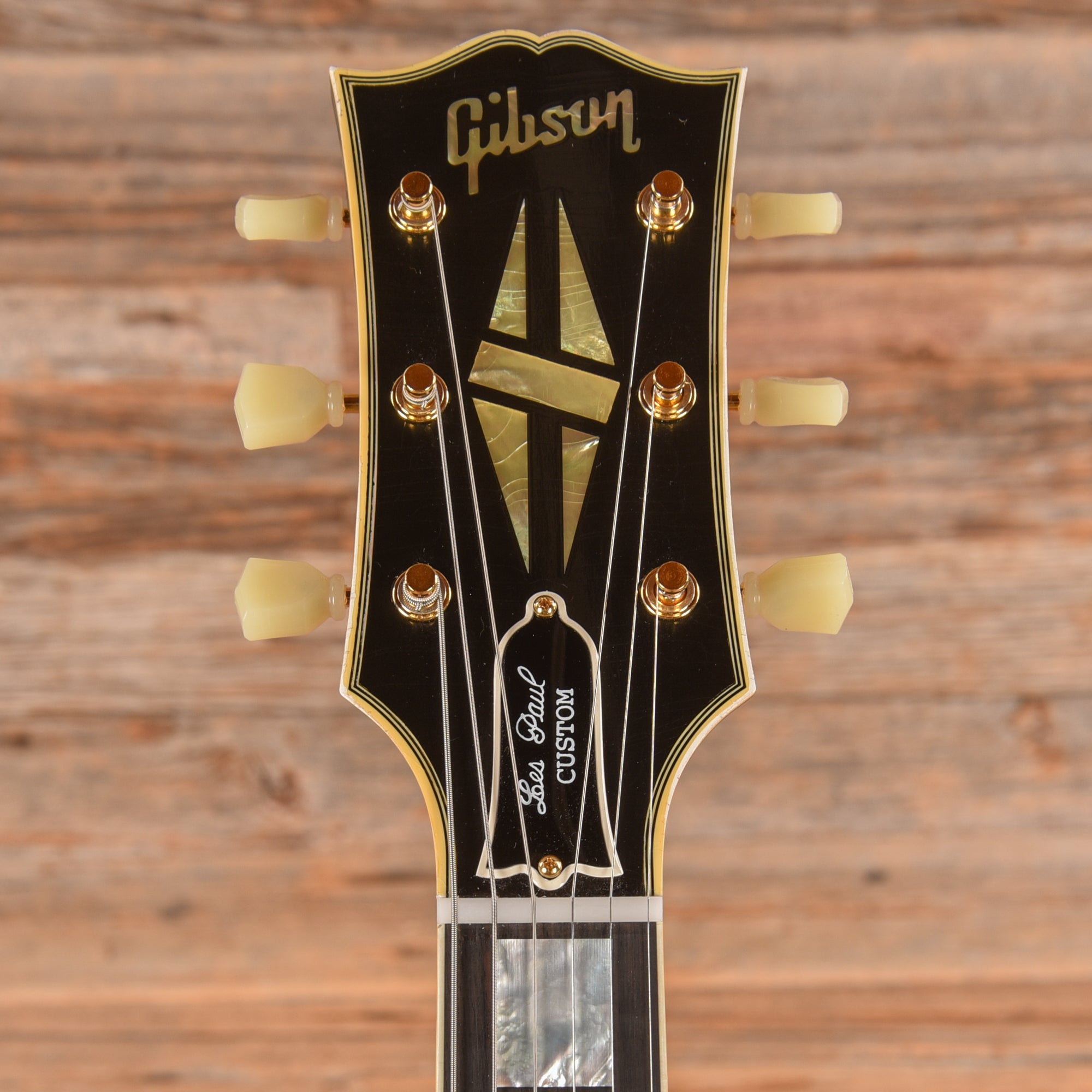 Gibson Custom 1957 Les Paul Custom 3-Pickup Bigsby Murphy Lab Light Aged Ebony 2023 Electric Guitars