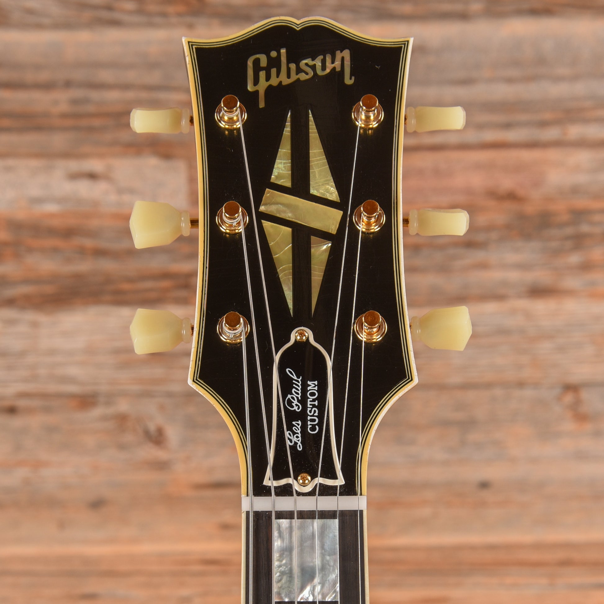 Gibson Custom 1957 Les Paul Custom 3-Pickup Bigsby Murphy Lab Light Aged Ebony 2023 Electric Guitars