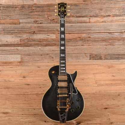 Gibson Custom 1957 Les Paul Custom 3-Pickup Bigsby Murphy Lab Light Aged Ebony 2023 Electric Guitars
