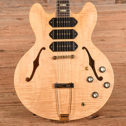 Gibson Custom 1964 ES-335 Semi-Hollow Triple P-90 Antique Natural 2021 Electric Guitars