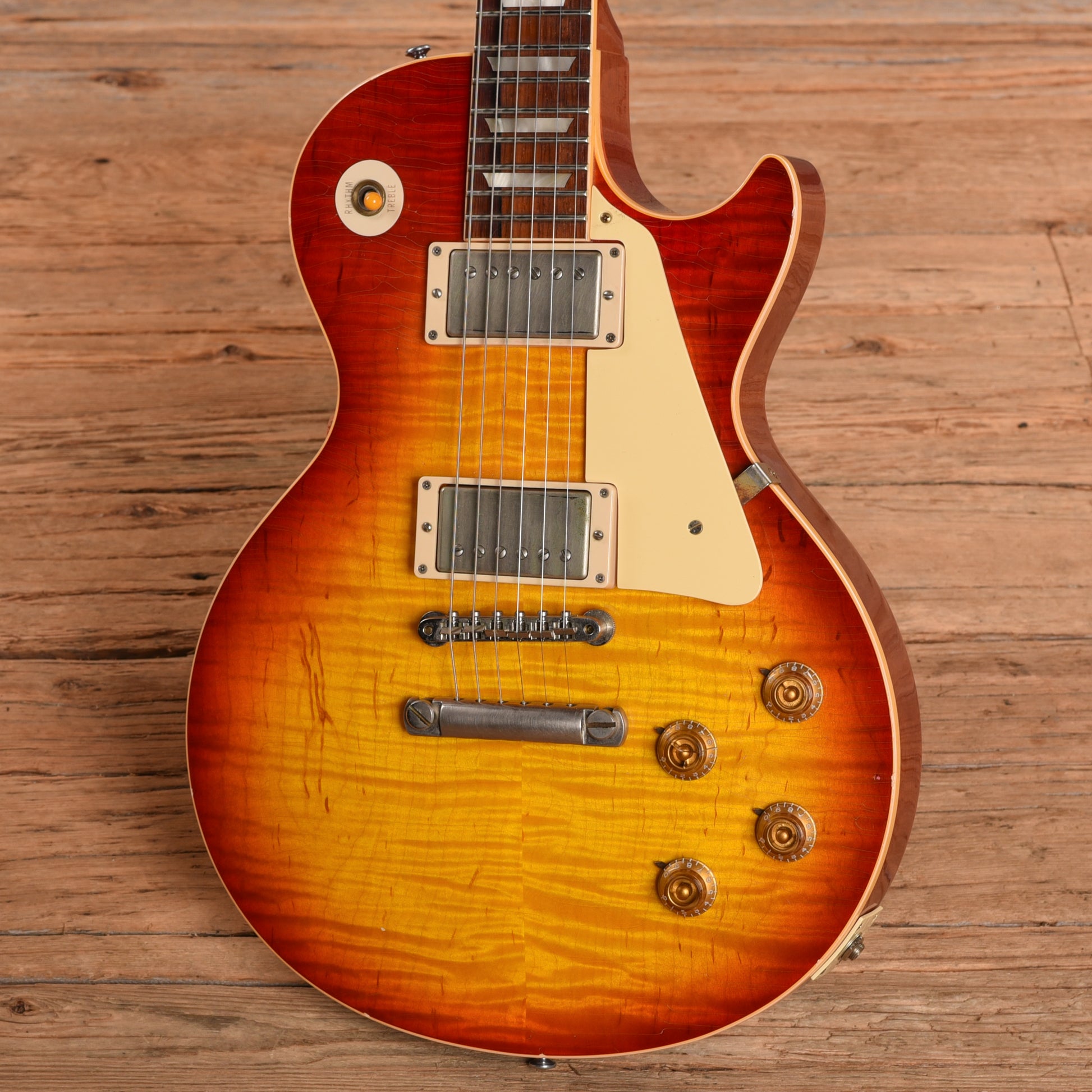 Gibson Custom 50th Anniversary '58 Les Paul Standard Reissue (Previously Owned by Dave Amato) Tom Murphy Sunburst 2008 Electric Guitars