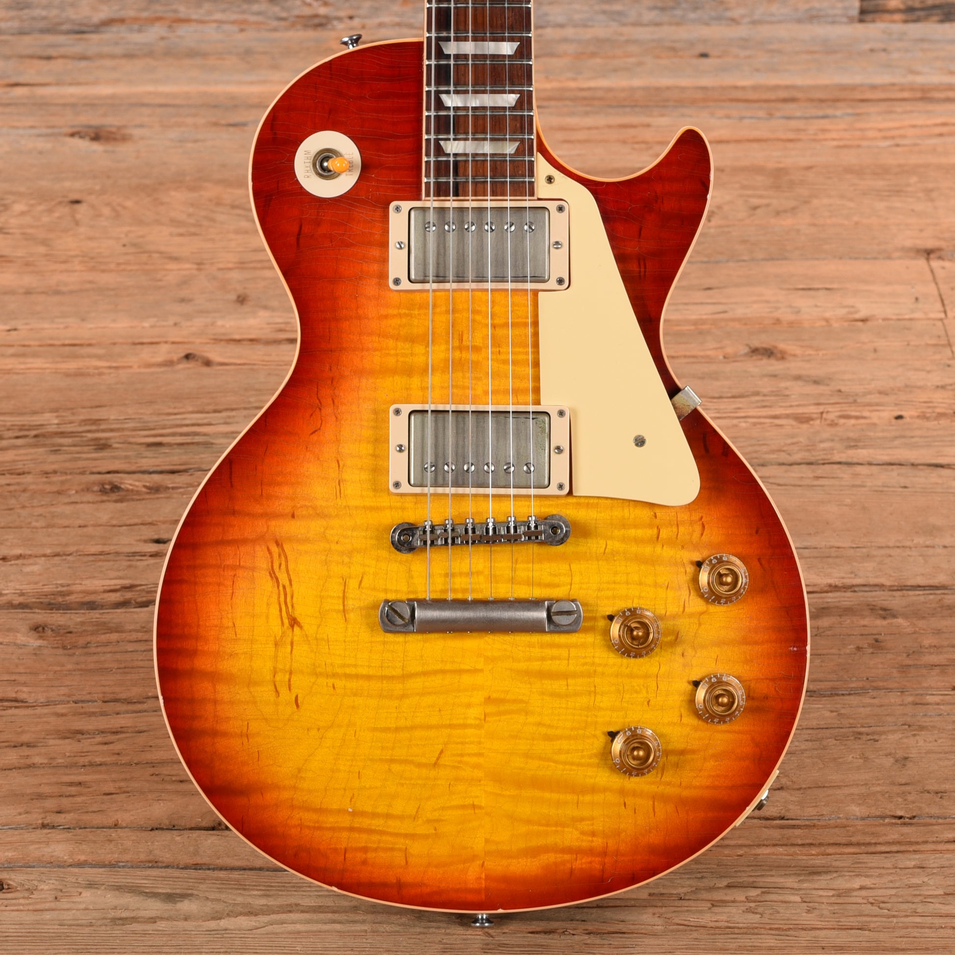 Gibson Custom 50th Anniversary '58 Les Paul Standard Reissue (Previously Owned by Dave Amato) Tom Murphy Sunburst 2008 Electric Guitars