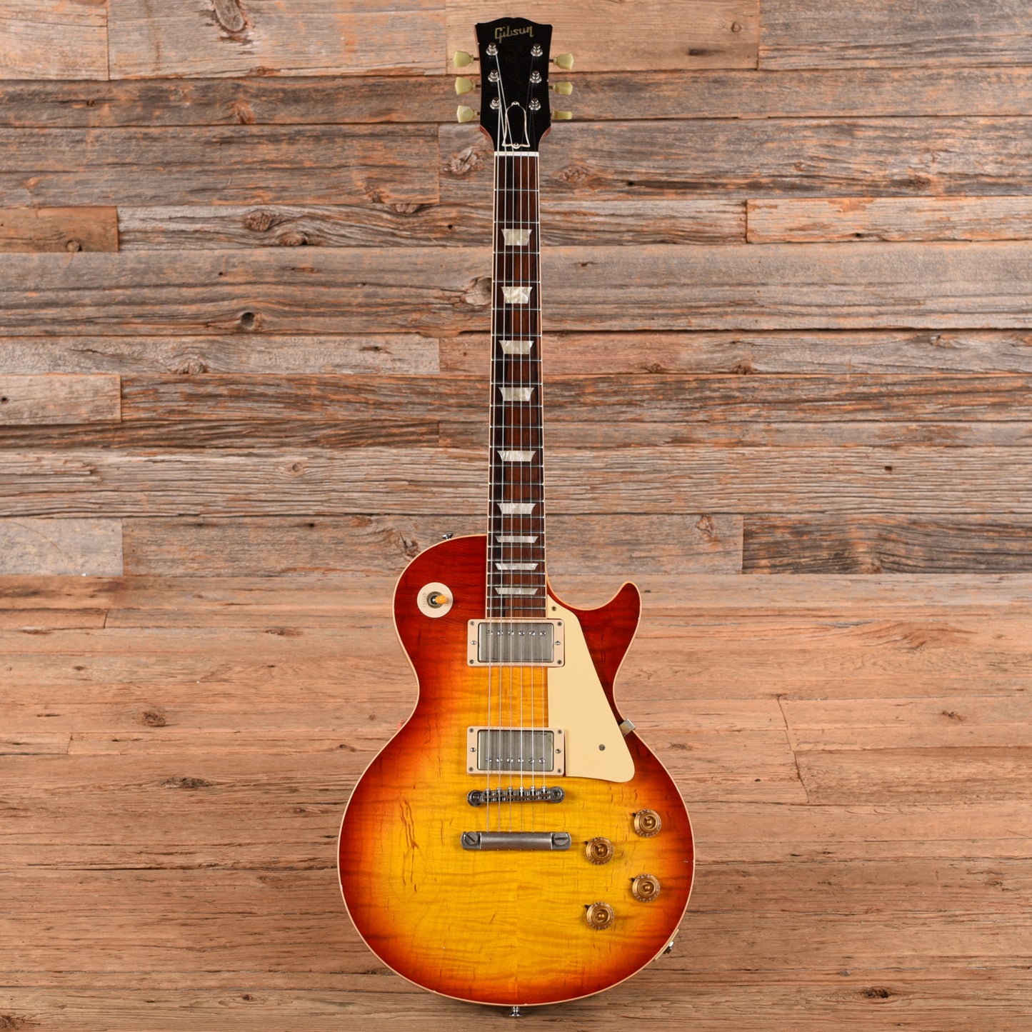 Gibson Custom 50th Anniversary '58 Les Paul Standard Reissue (Previously Owned by Dave Amato) Tom Murphy Sunburst 2008 Electric Guitars