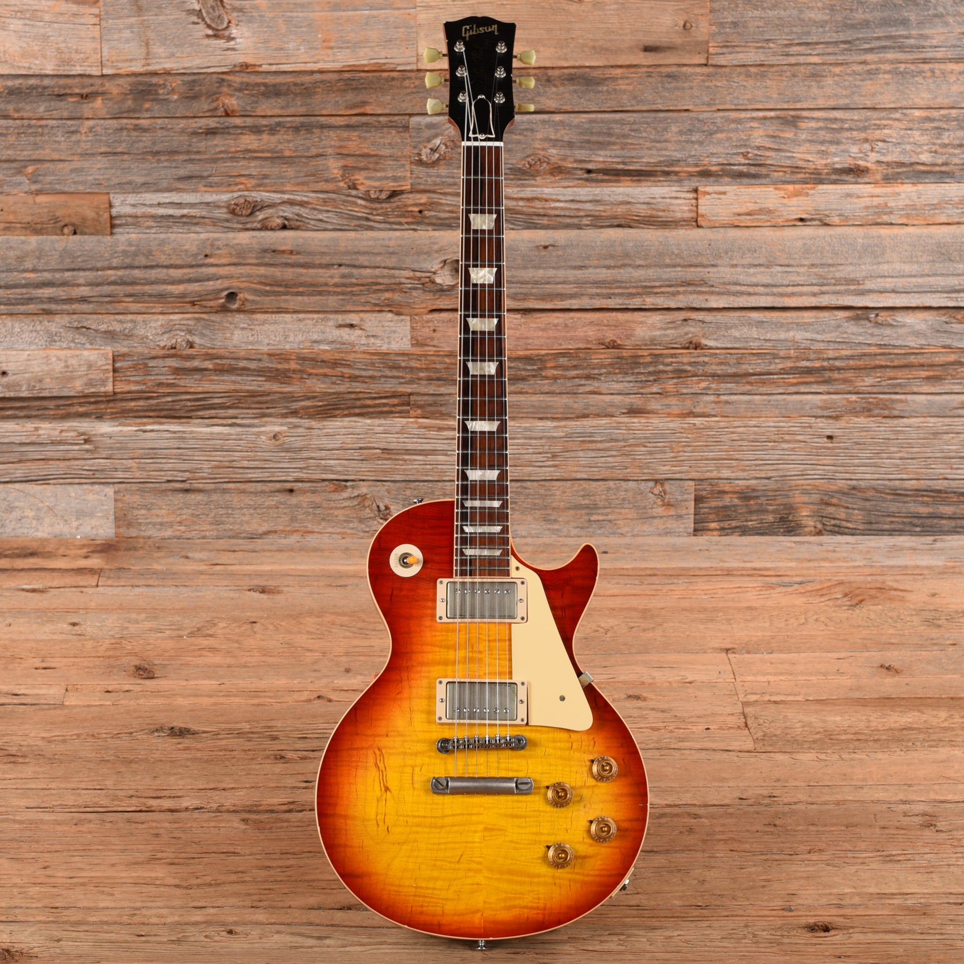 Gibson Custom 50th Anniversary '58 Les Paul Standard Reissue (Previously Owned by Dave Amato) Tom Murphy Sunburst 2008 Electric Guitars