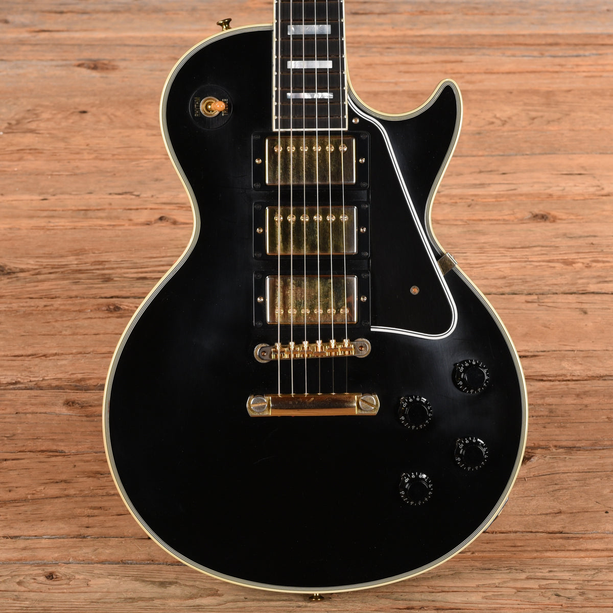 Gibson Custom '57 Les Paul Custom Black Beauty Reissue Ebony 2022 Electric Guitars