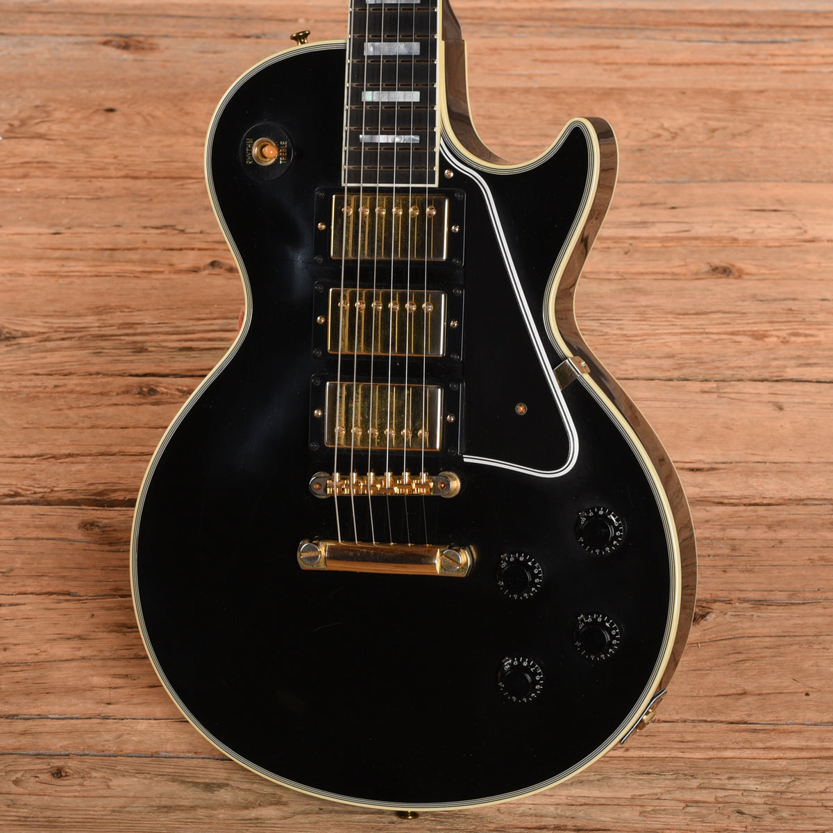 Gibson Custom '57 Les Paul Custom Black Beauty Reissue Ebony 2022 Electric Guitars