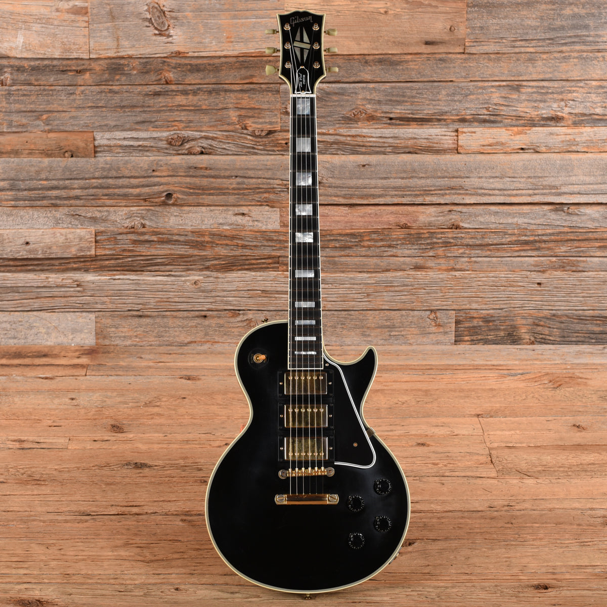 Gibson Custom '57 Les Paul Custom Black Beauty Reissue Ebony 2022 Electric Guitars
