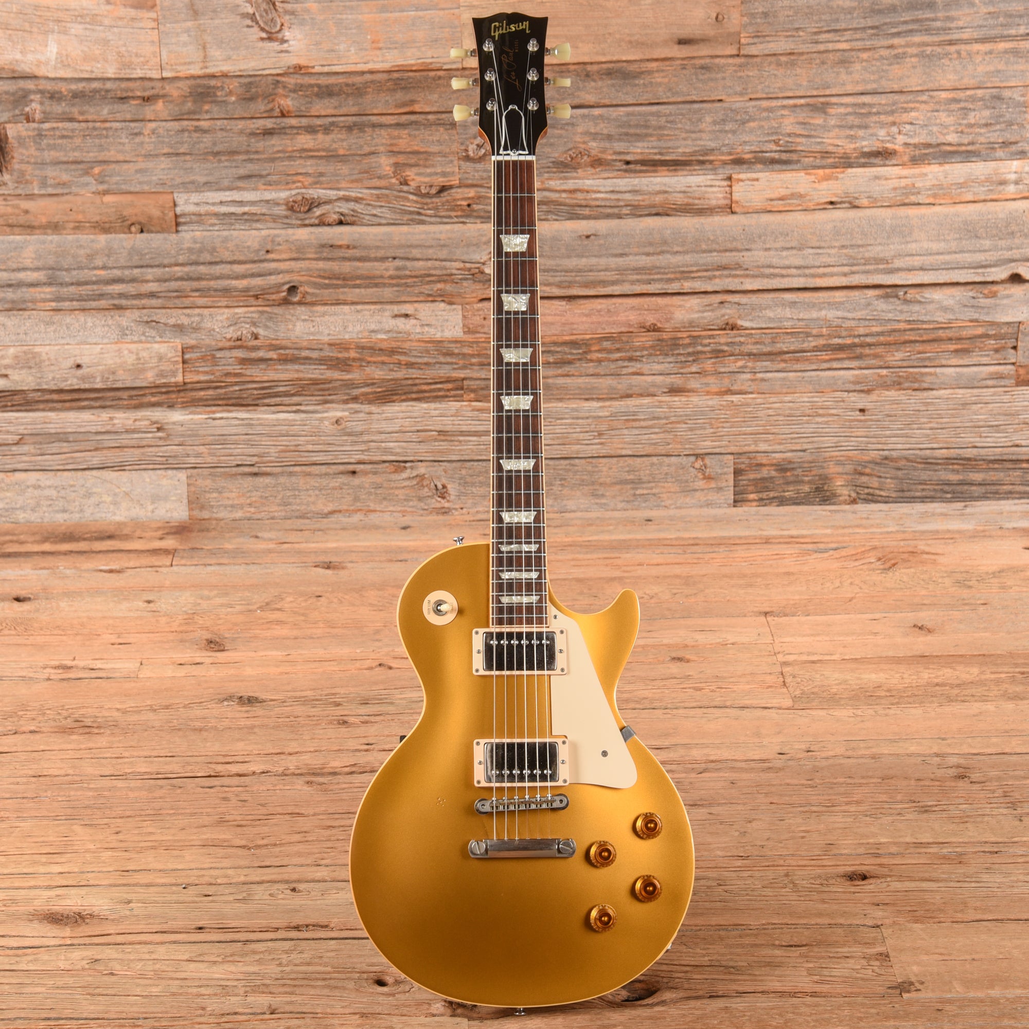 ギター Gibson 57 Les Paul Goldtop 1997 Gibson Custom '57 Les Paul Goldtop Reissue Gold 1997 – Chicago