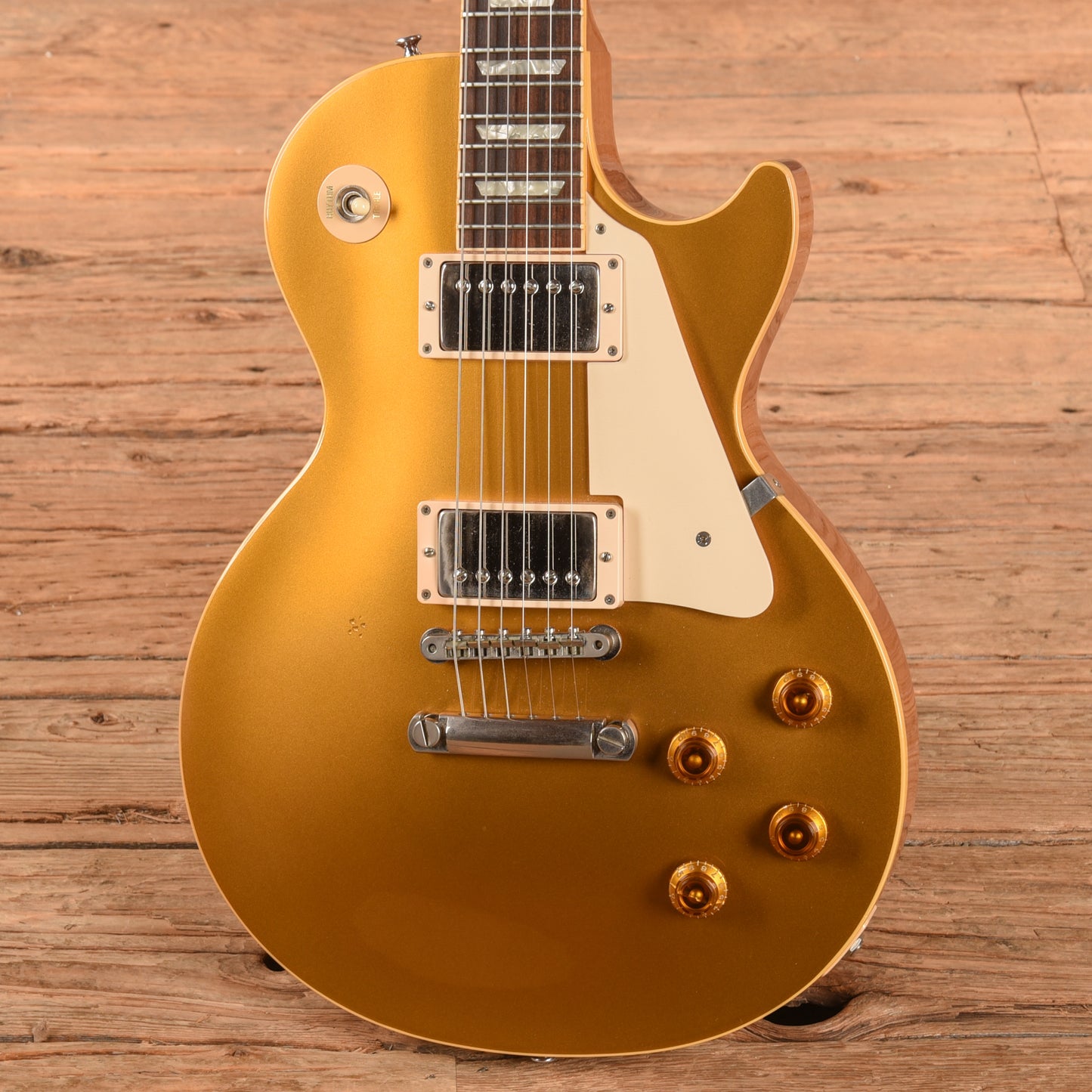 Gibson Custom '57 Les Paul Goldtop Reissue Gold 1997 Electric Guitars
