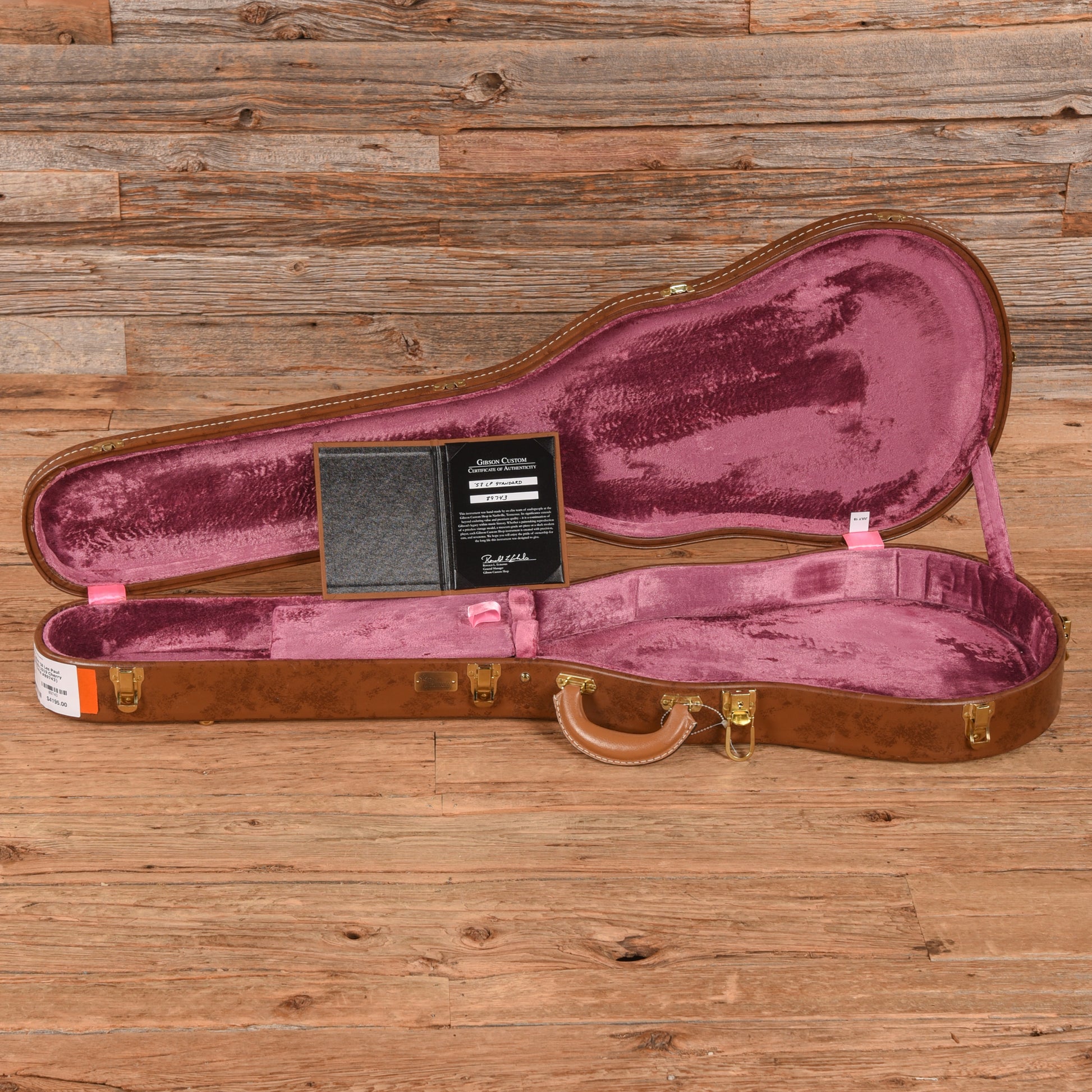 Gibson Custom '58 Les Paul Standard Bigsby Cherry 2019 Electric Guitars