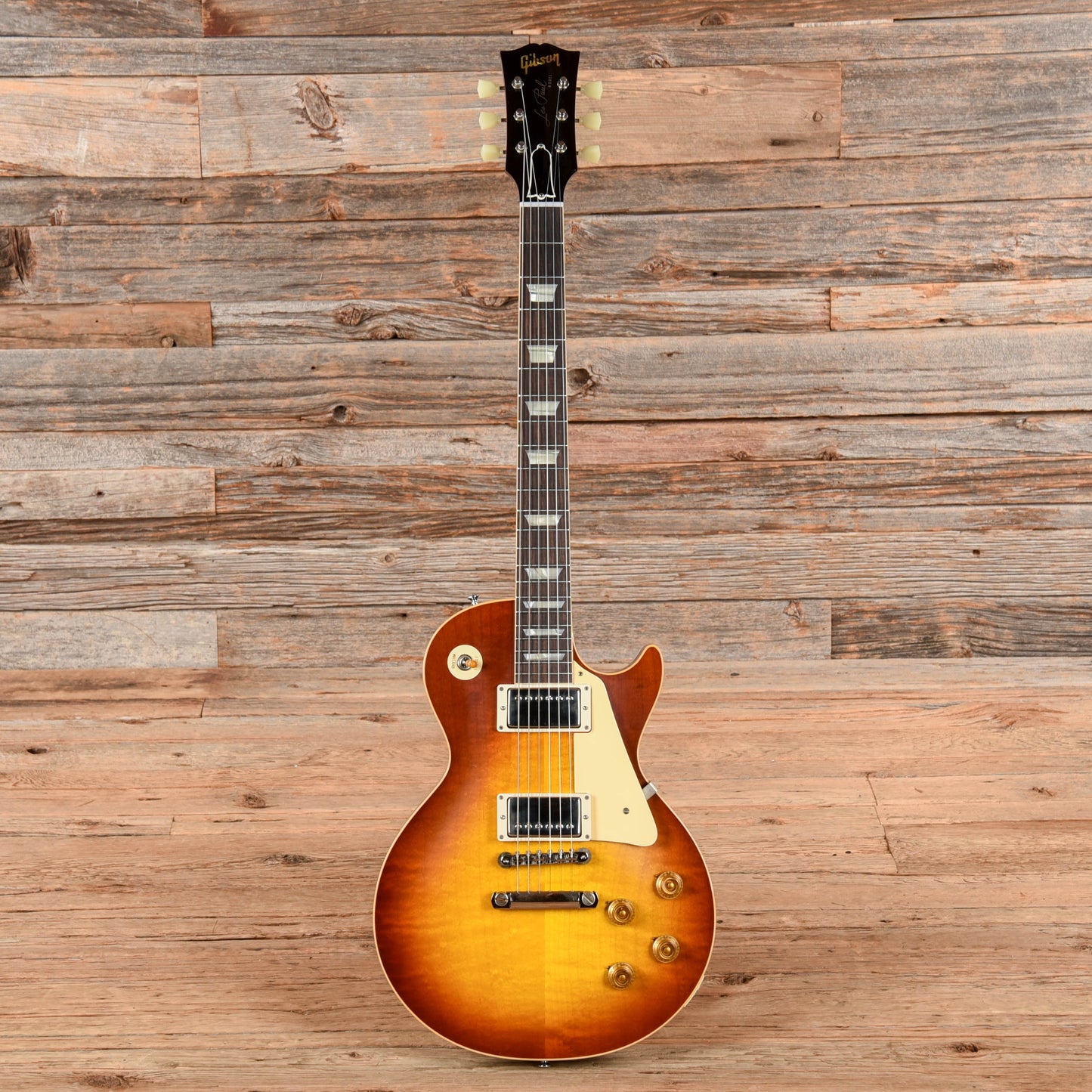 Gibson Custom '58 Les Paul Standard Reissue Iced Tea Burst 2024 Electric Guitars