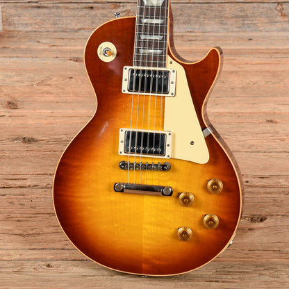 Gibson Custom '58 Les Paul Standard Reissue Iced Tea Burst 2024 Electric Guitars