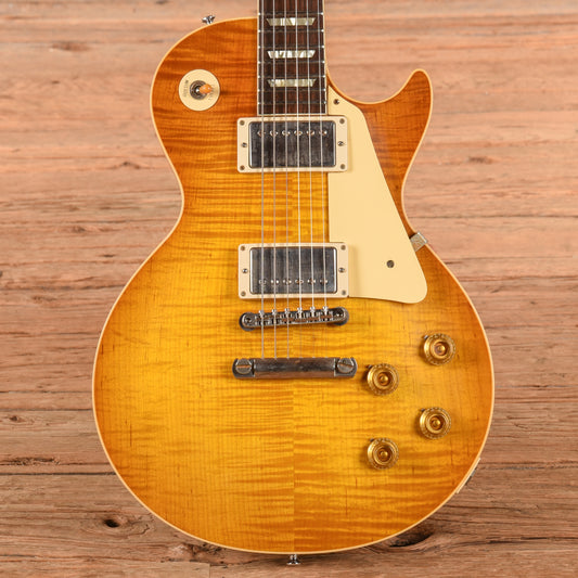 Gibson Custom '59 Les Paul Standard Reissue "CME Spec" Chambered Dirty Lemon Fade 2022 Electric Guitars