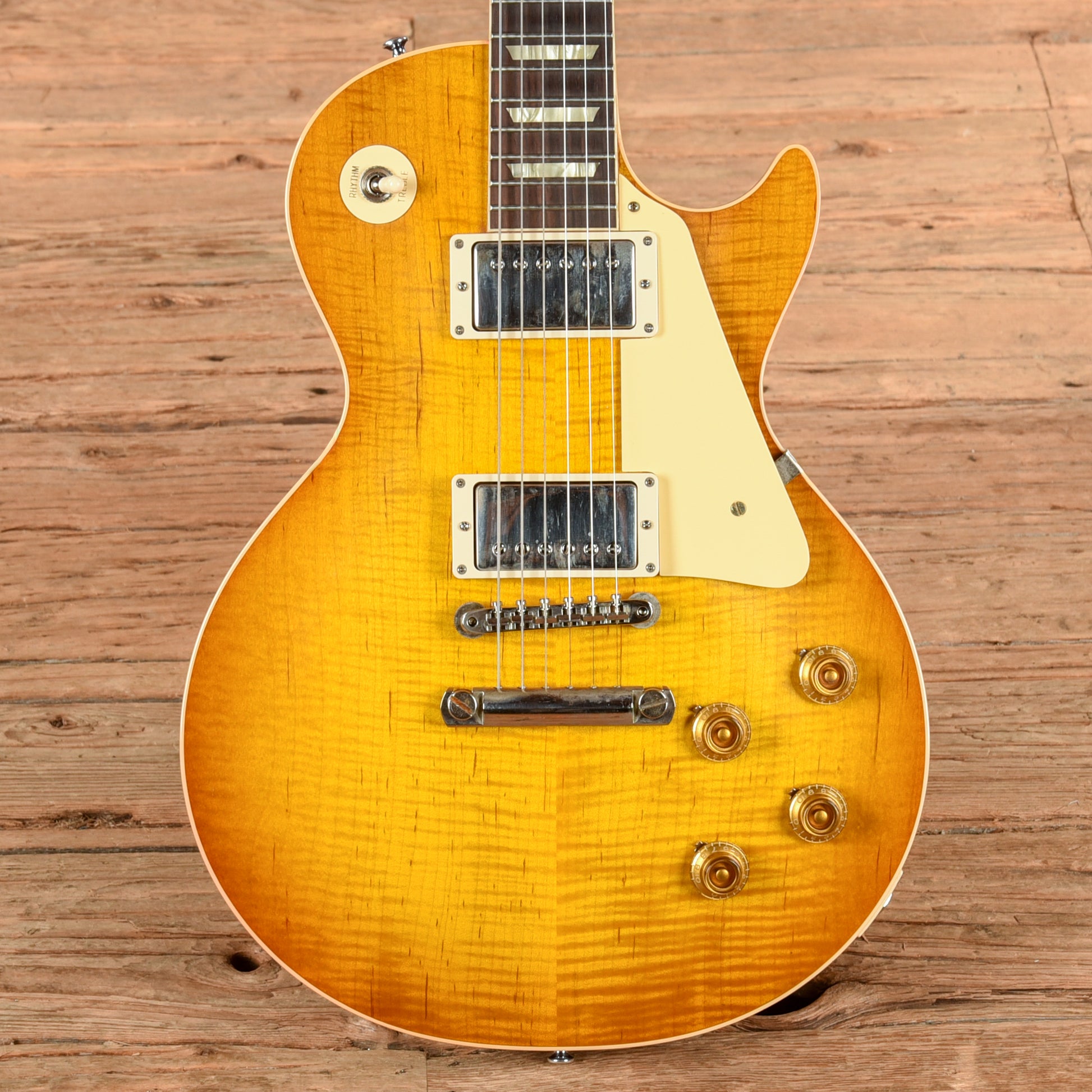 Gibson Custom '59 Les Paul Standard Reissue Demo Shop Dirty Lemon Burst 2023 Electric Guitars