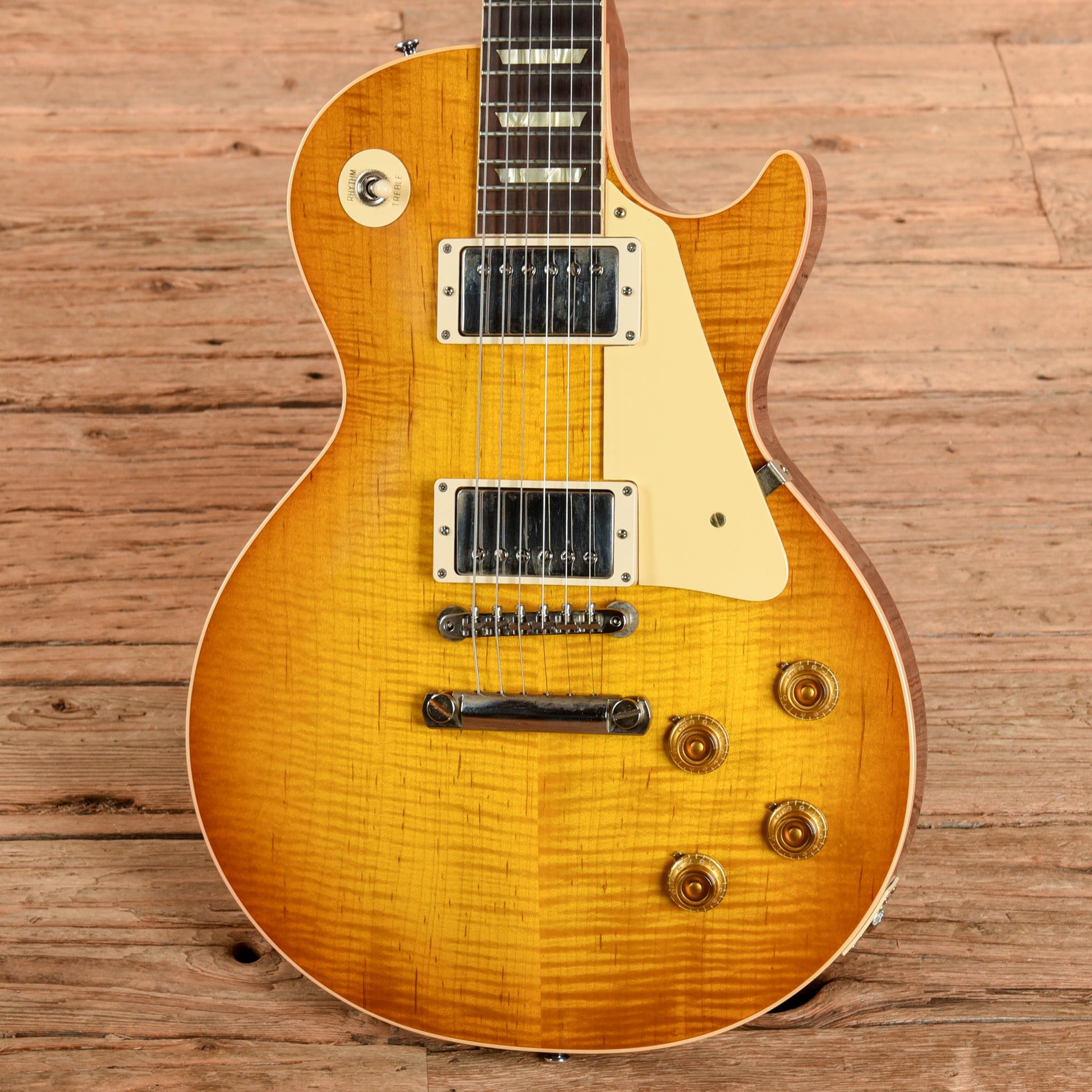 Gibson Custom '59 Les Paul Standard Reissue Demo Shop Dirty Lemon Burst 2023 Electric Guitars
