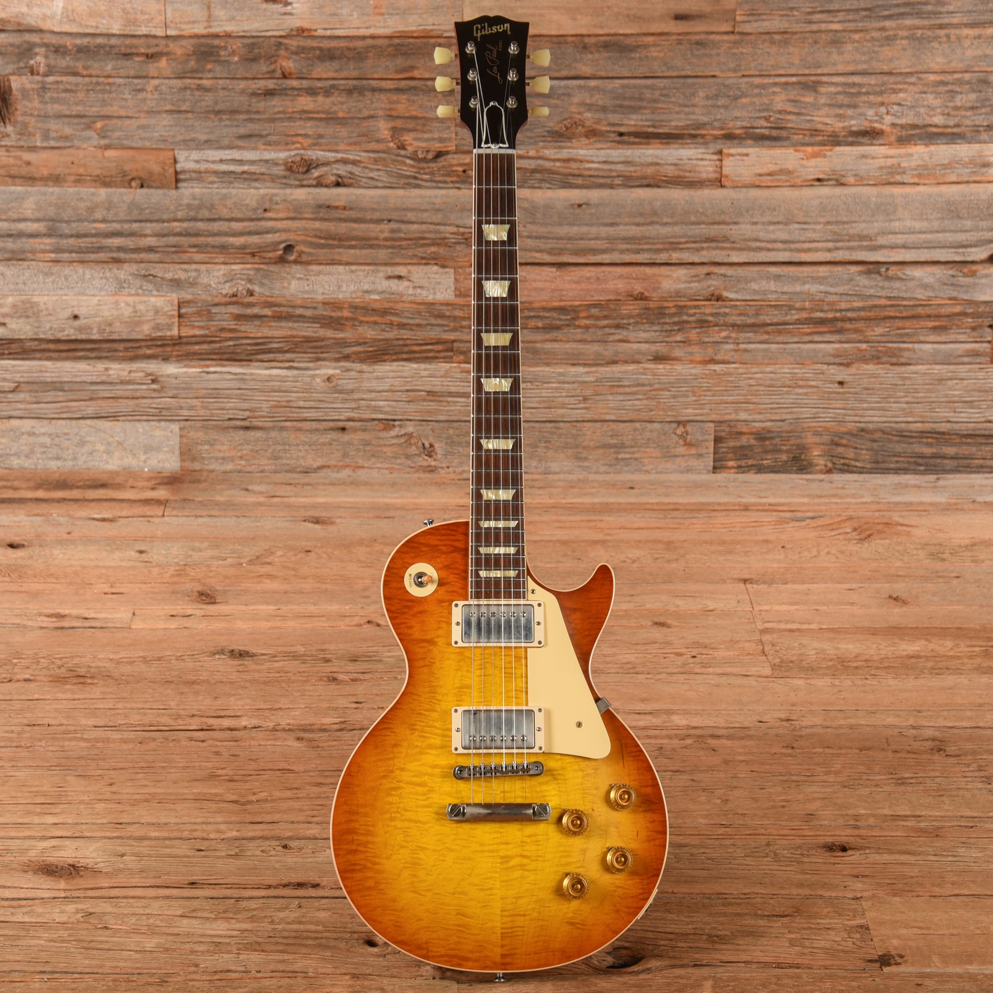 Gibson Custom '59 Les Paul Standard Reissue Iced Tea Burst 2020 Electric Guitars