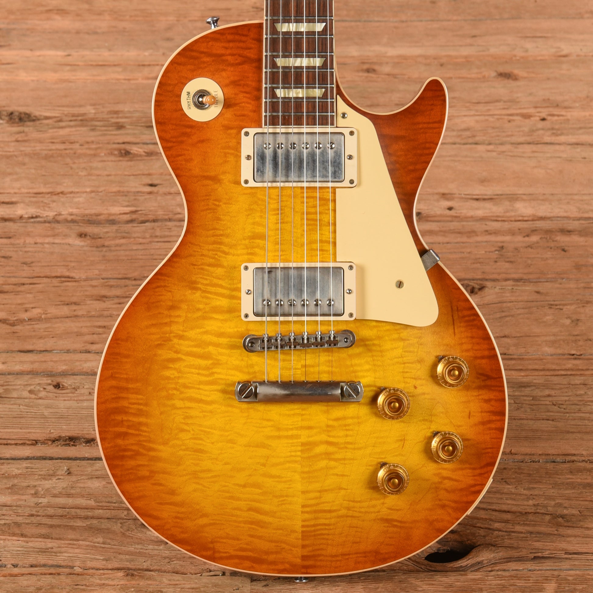Gibson Custom '59 Les Paul Standard Reissue Iced Tea Burst 2020 Electric Guitars