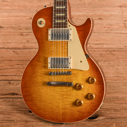 Gibson Custom '59 Les Paul Standard Reissue Iced Tea Burst 2020 Electric Guitars