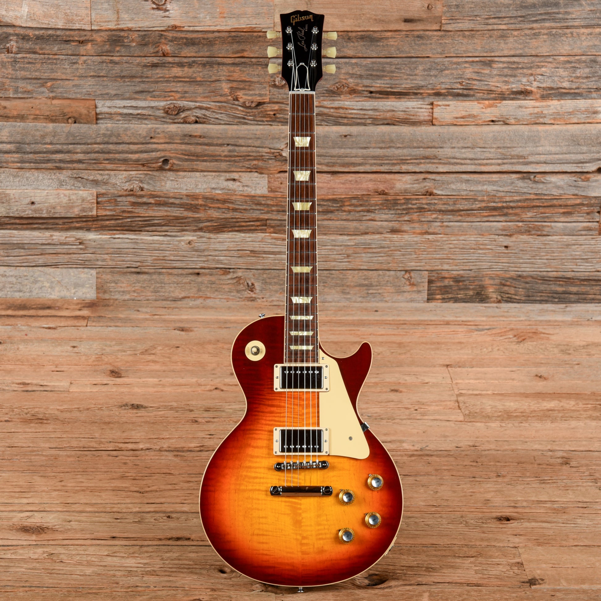 Gibson Custom '60 Les Paul Standard Reissue Cherry Sunburst 2019 Electric Guitars