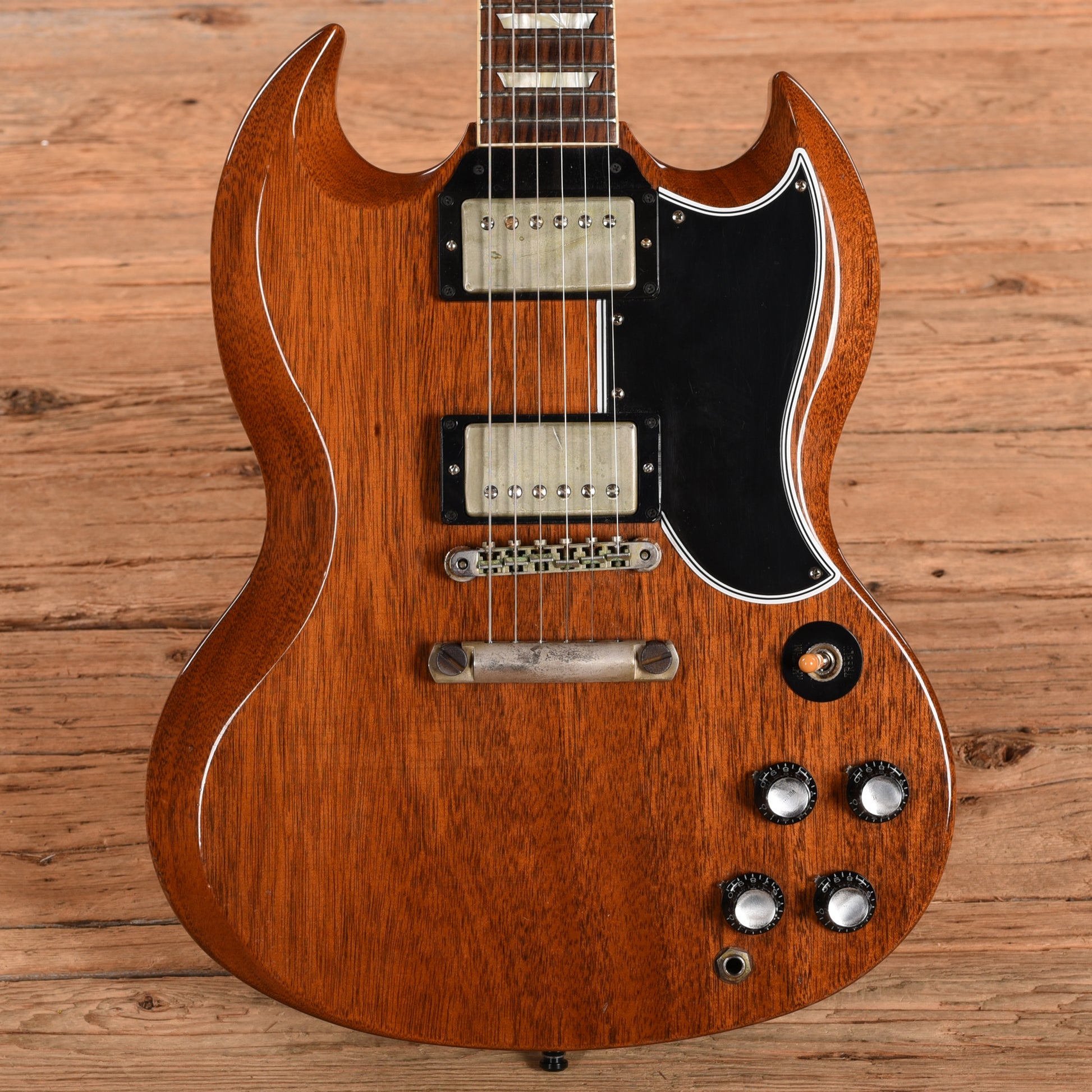 Gibson Custom 62 SG Standard Natural Stop Bar Lightly Aged Natural 2016 Electric Guitars