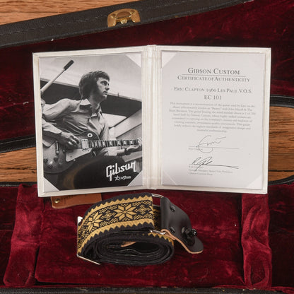 Gibson Custom Eric Clapton 'Beano' '60 Les Paul VOS (Model AB275C) Sunburst Electric Guitars