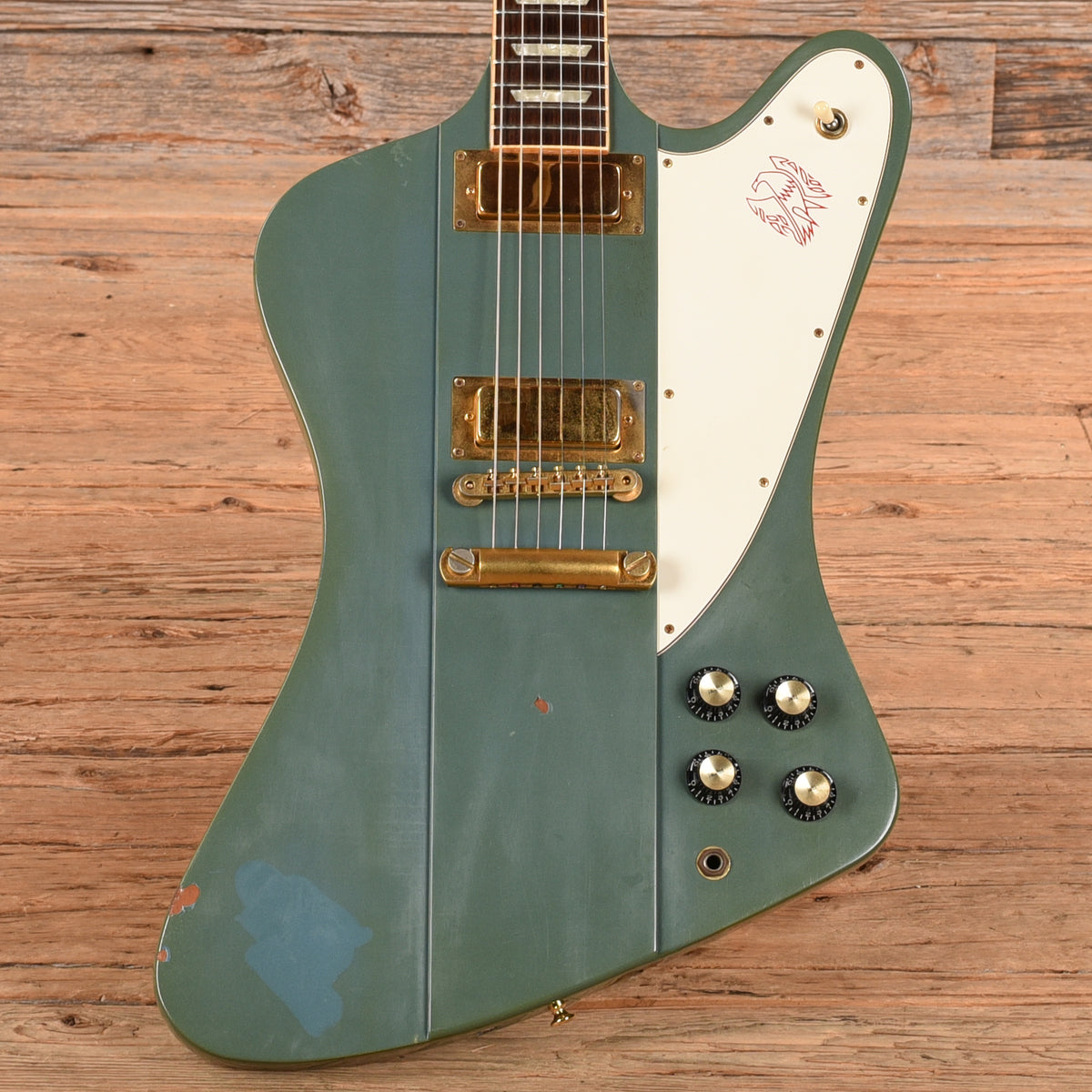 Gibson Custom Firebird V Pelham Blue 1997 Electric Guitars