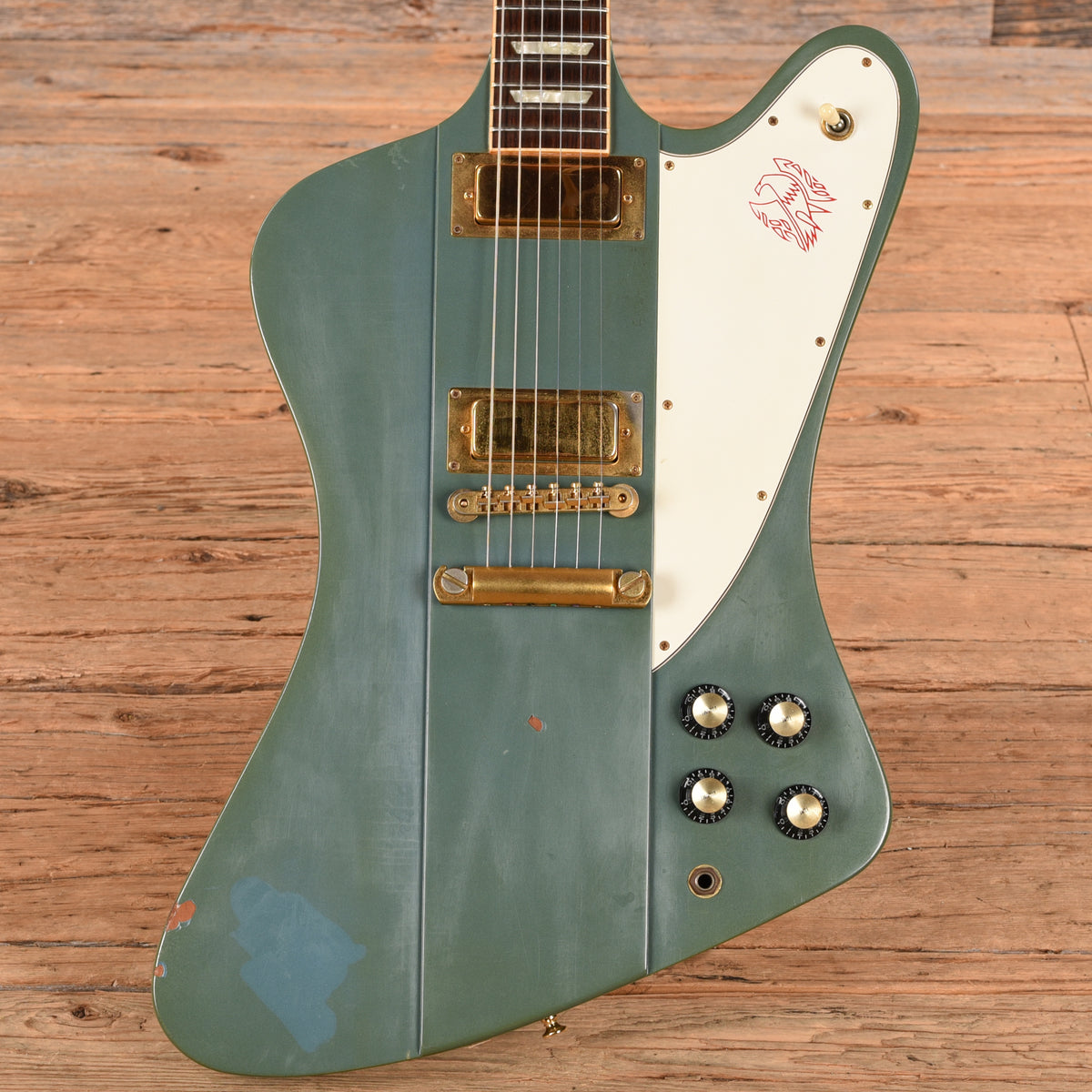 Gibson Custom Firebird V Pelham Blue 1997 Electric Guitars