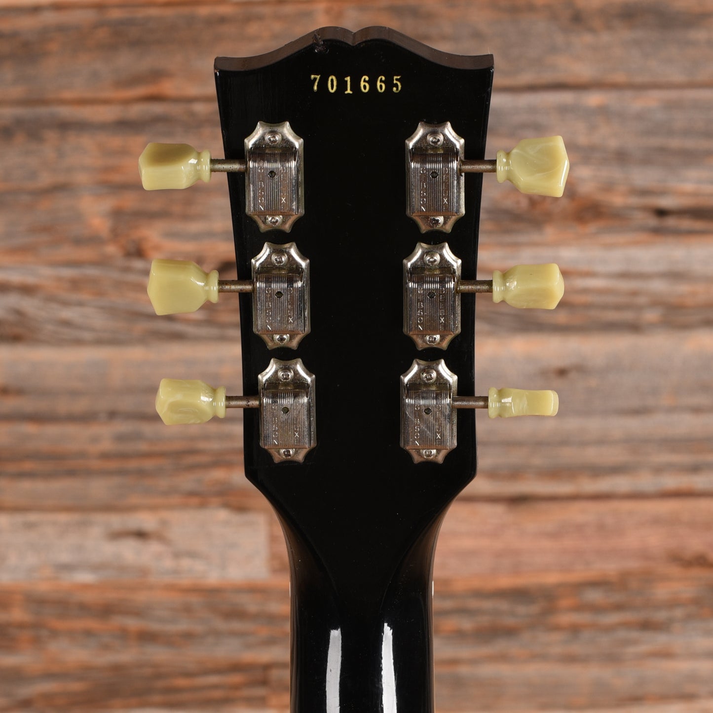 Gibson Custom Les Paul '57 Reissue Custom Ordered by Dave Amato Black Electric Guitars