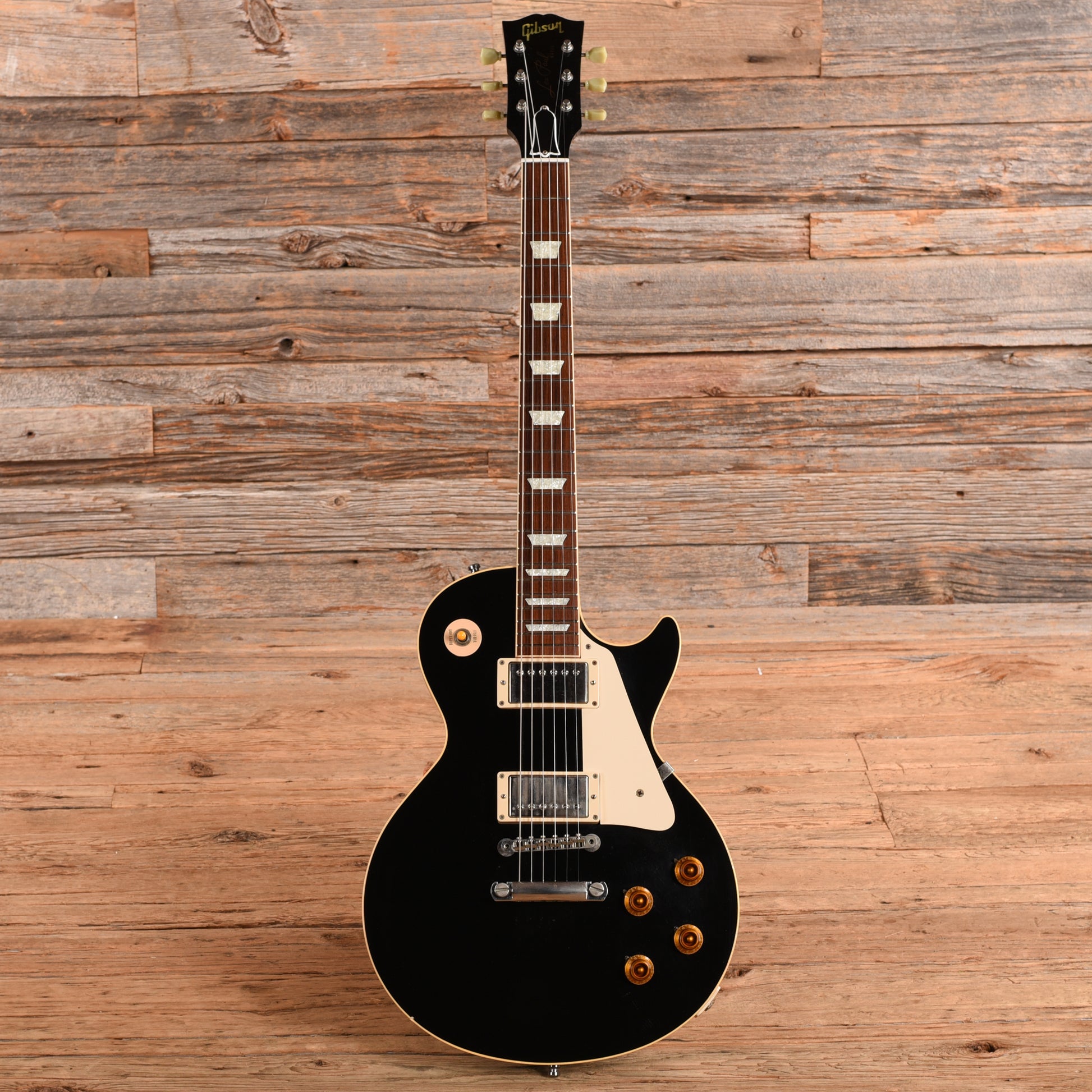Gibson Custom Les Paul '57 Reissue Custom Ordered by Dave Amato Black Electric Guitars