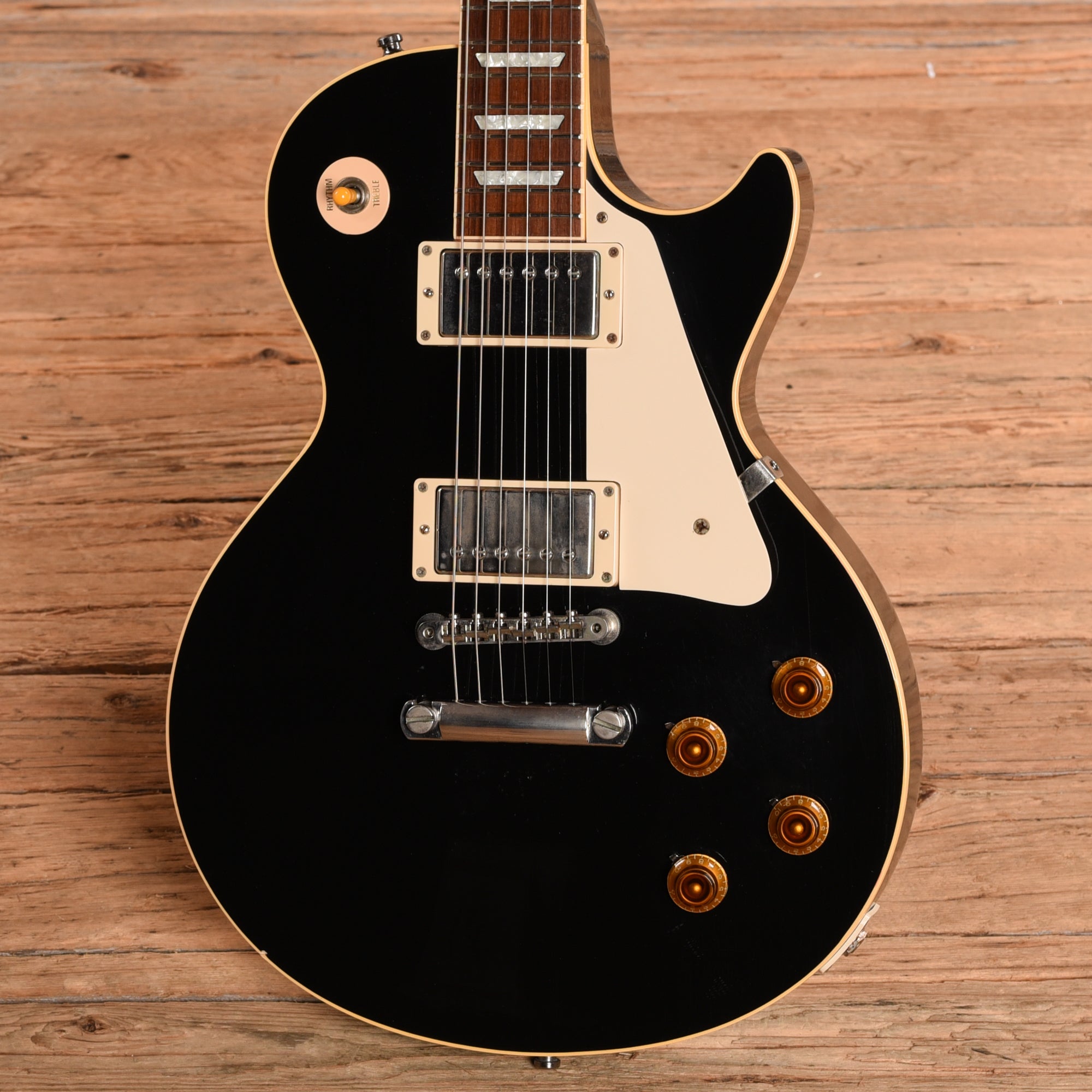 Gibson Custom Les Paul '57 Reissue Custom Ordered by Dave Amato Black Electric Guitars