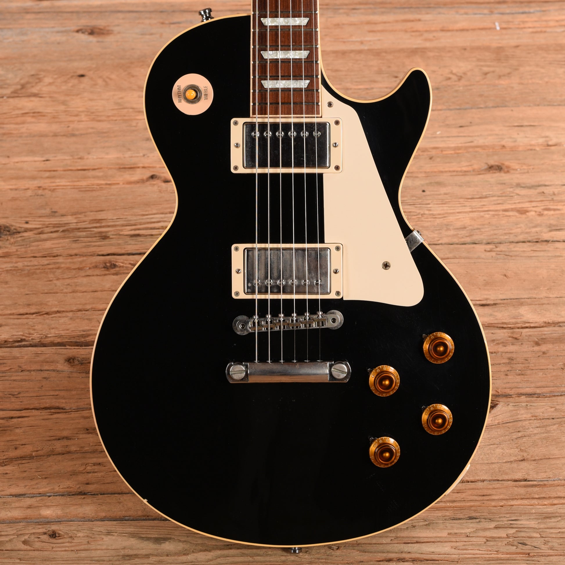 Gibson Custom Les Paul '57 Reissue Custom Ordered by Dave Amato Black Electric Guitars